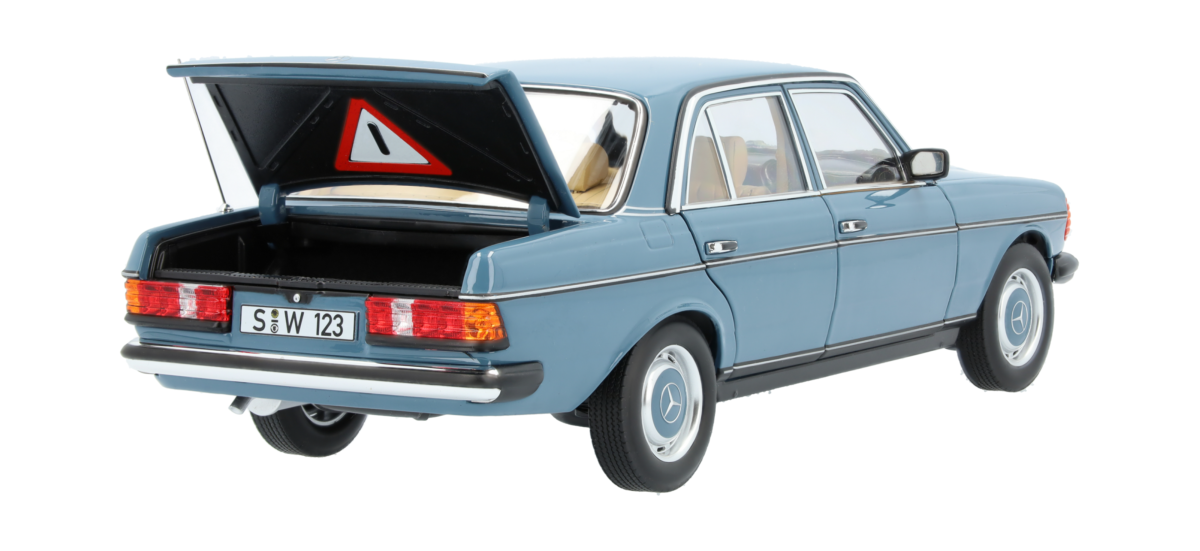 200 W123 (1980-1985) - blue, Norev, 1:18