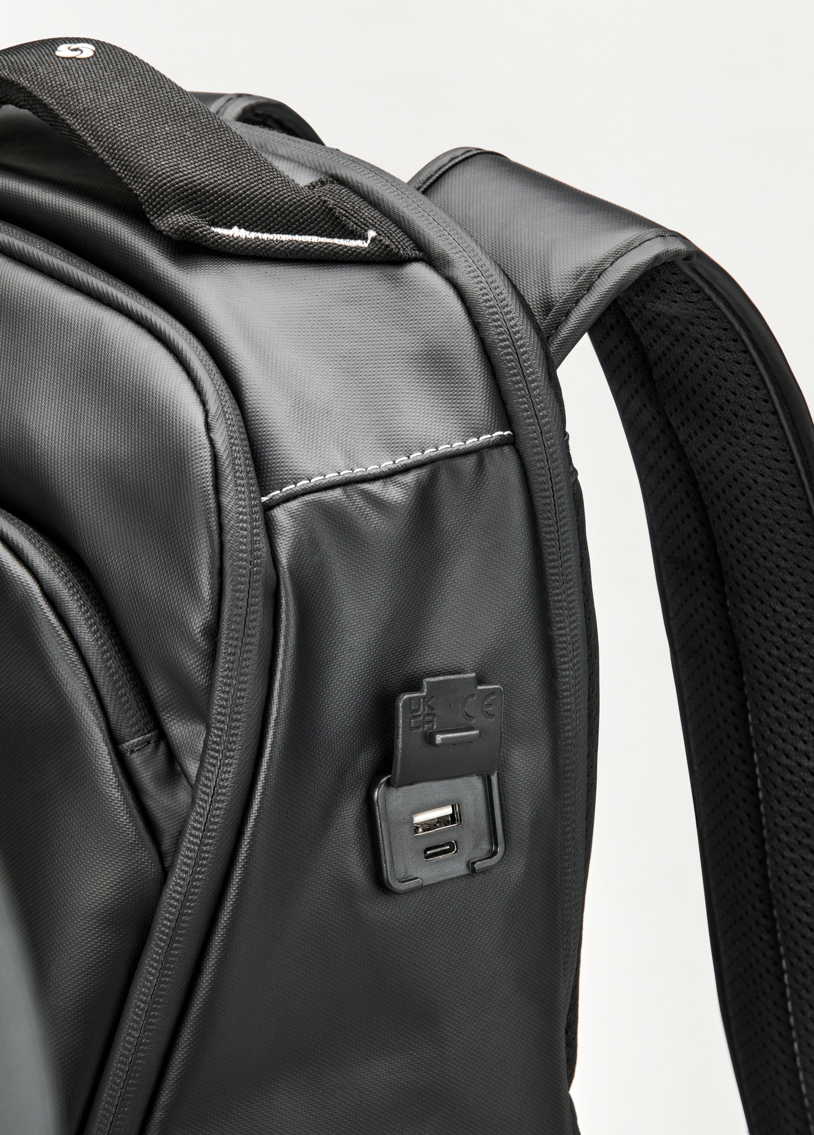 Rucksack - black, Polyamide (recycled) / Polyester, Samsonite