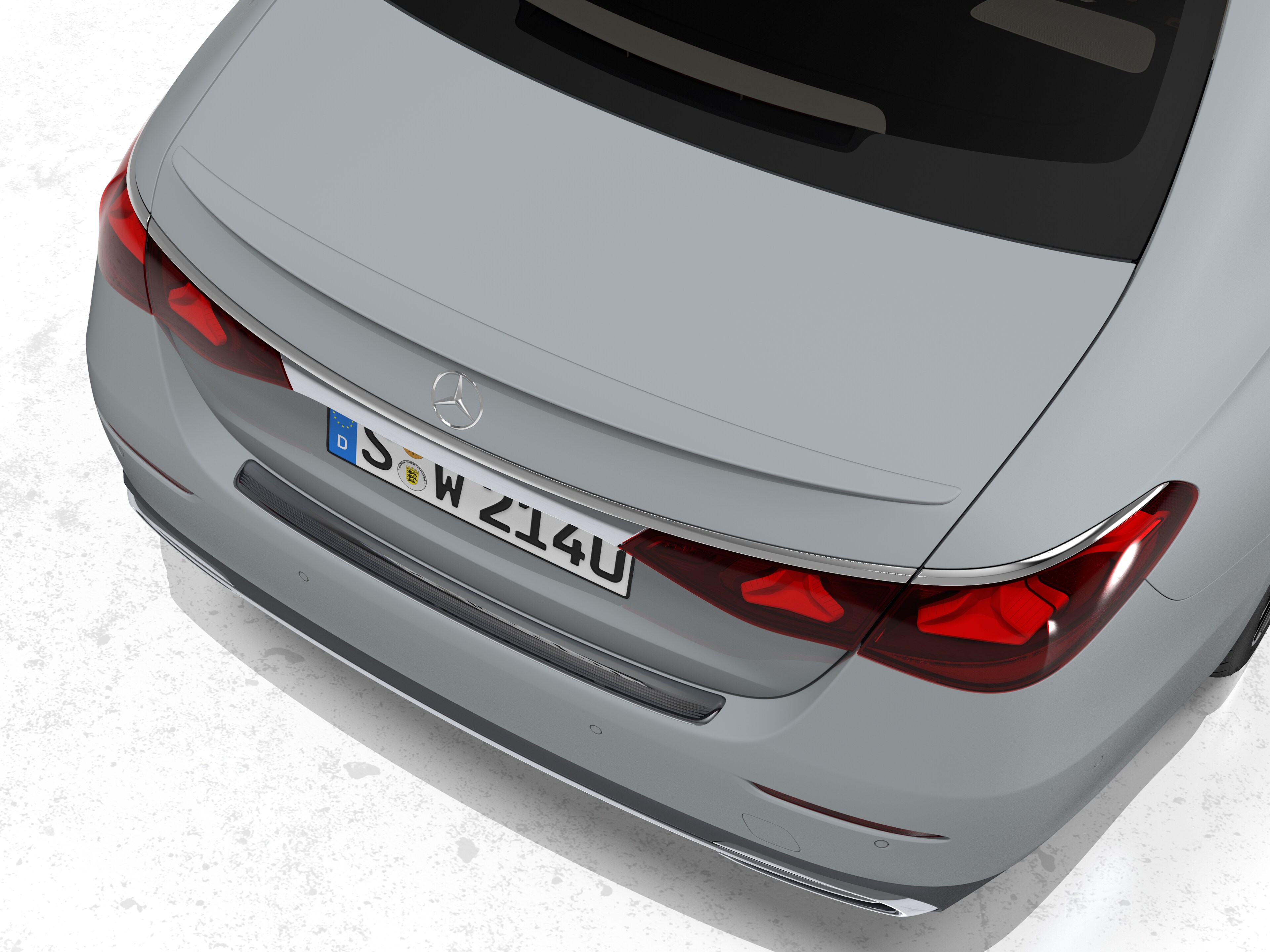 Loading sill protection - chrome-plated