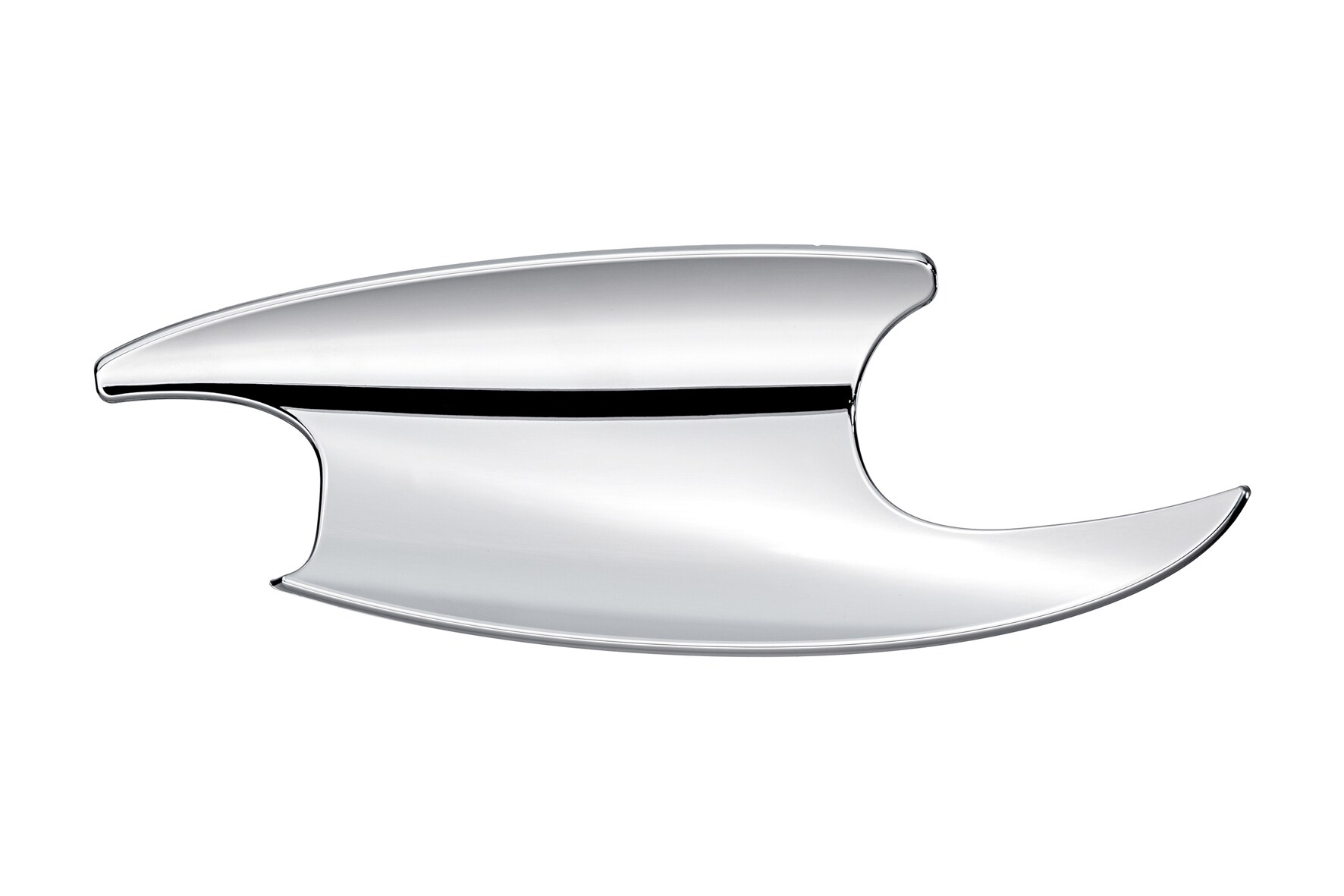 Door handle recesses, Set, Set of 2 - chrome, high-gloss chrome-plated