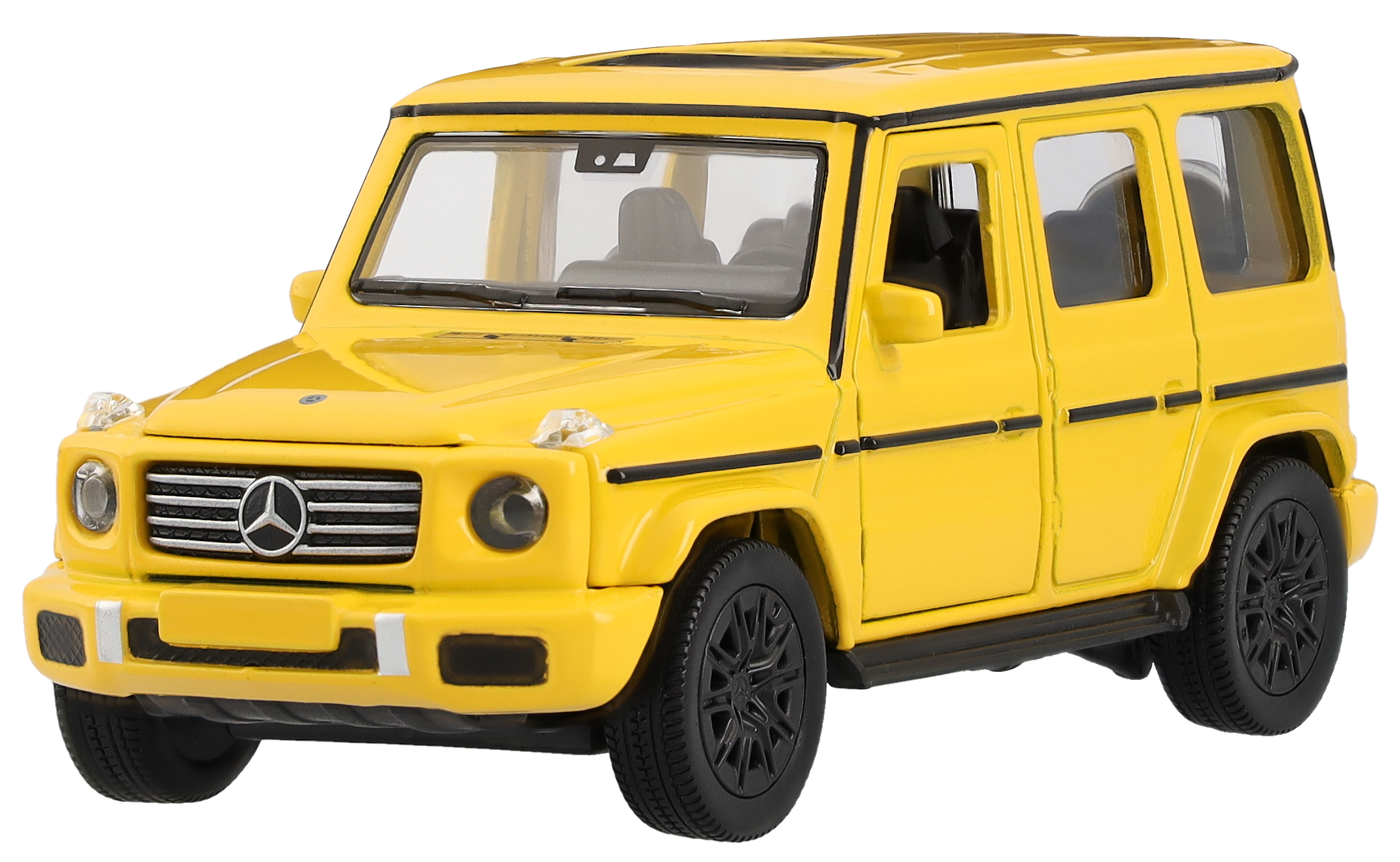 G-Class, Cross-Country Vehicle, W465, Pullback - MANUFAKTUR sun yellow non-metallic, Heinrich Bauer, 1:43