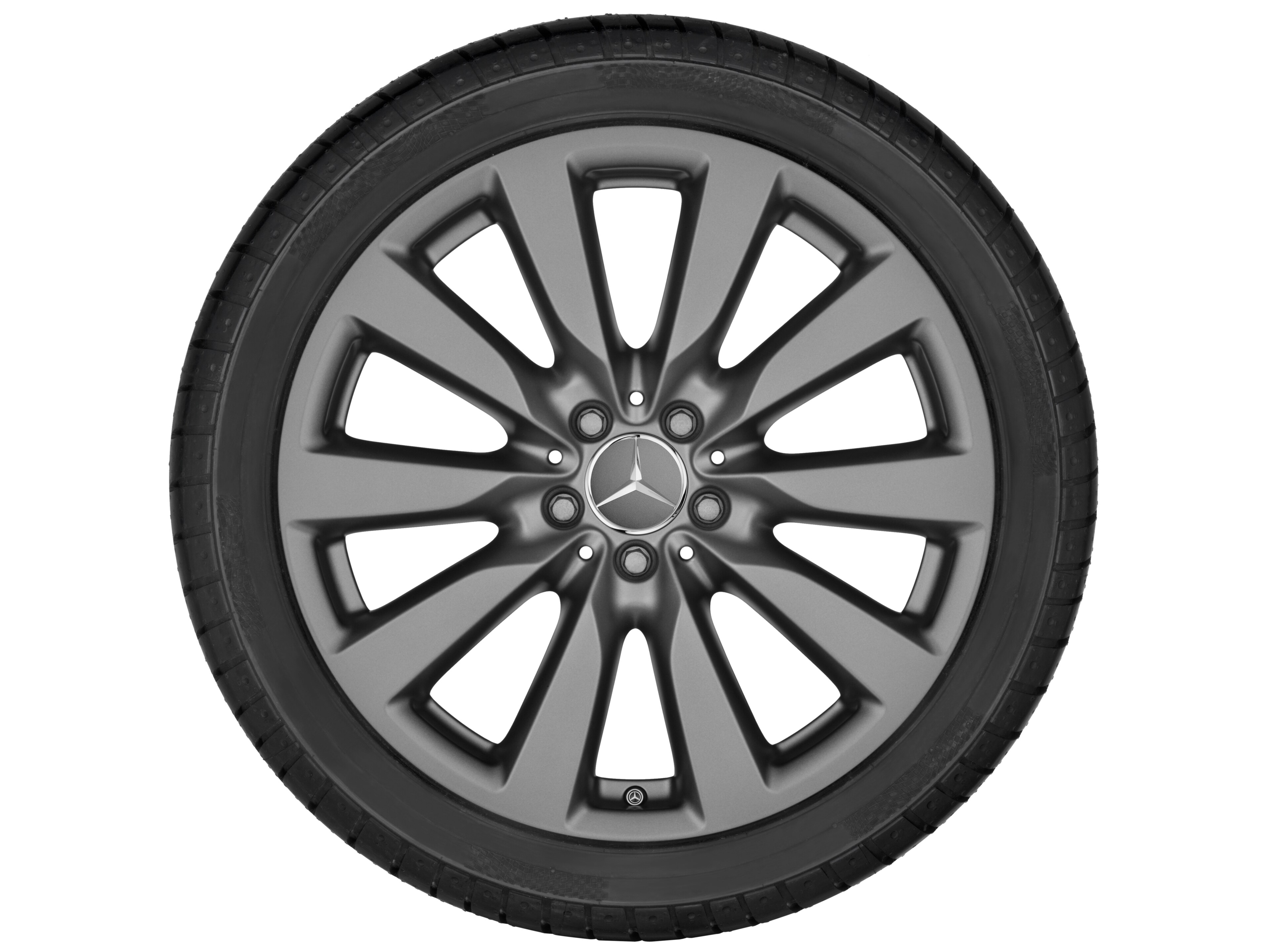 10-spoke wheel, 48.3 cm (19-inch) - 8 J x 19 ET 38, matt himalaya grey