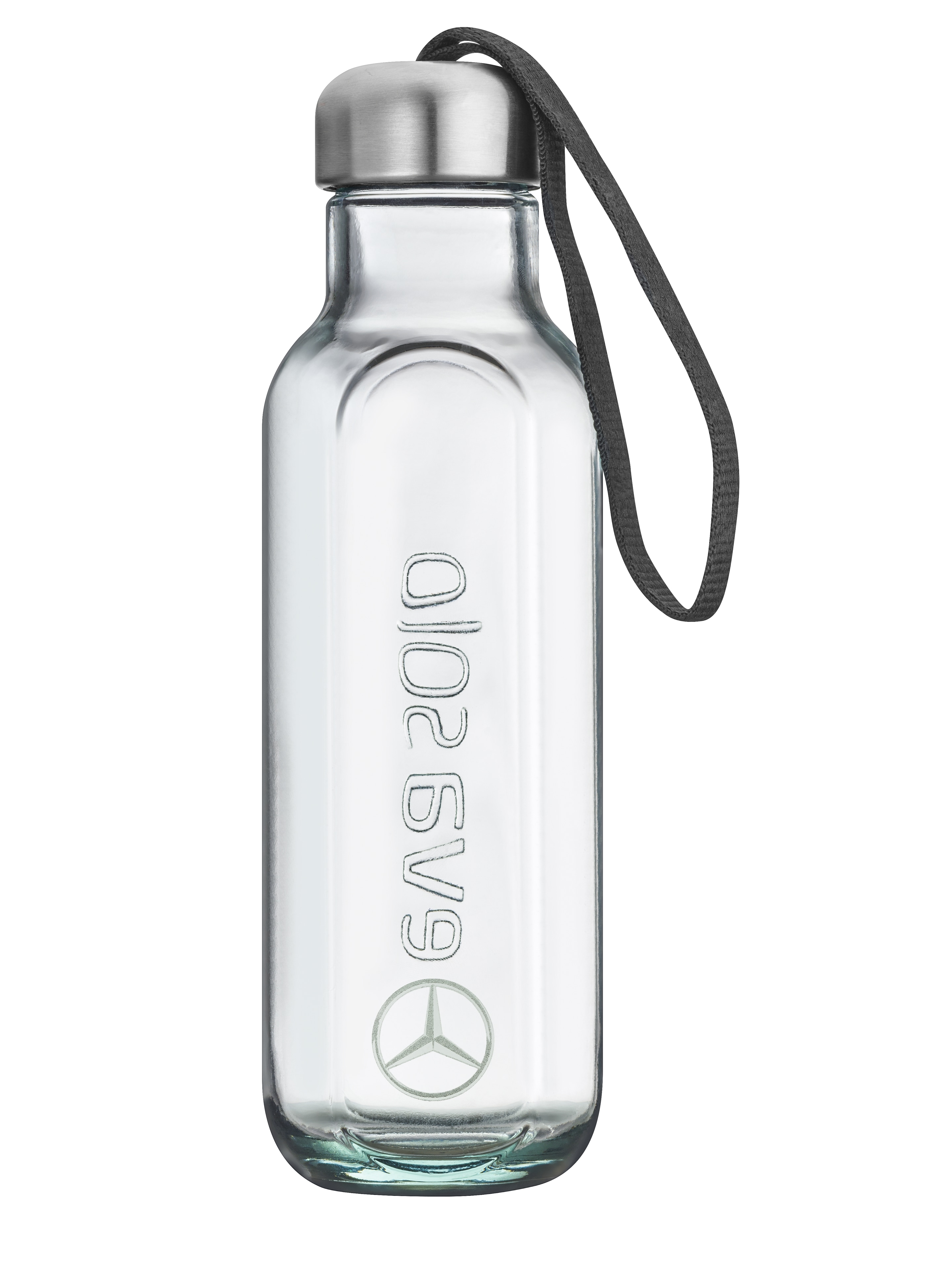 Glass drinking bottle - Glass / Stainless steel / Plastic, 500 ml, eva solo