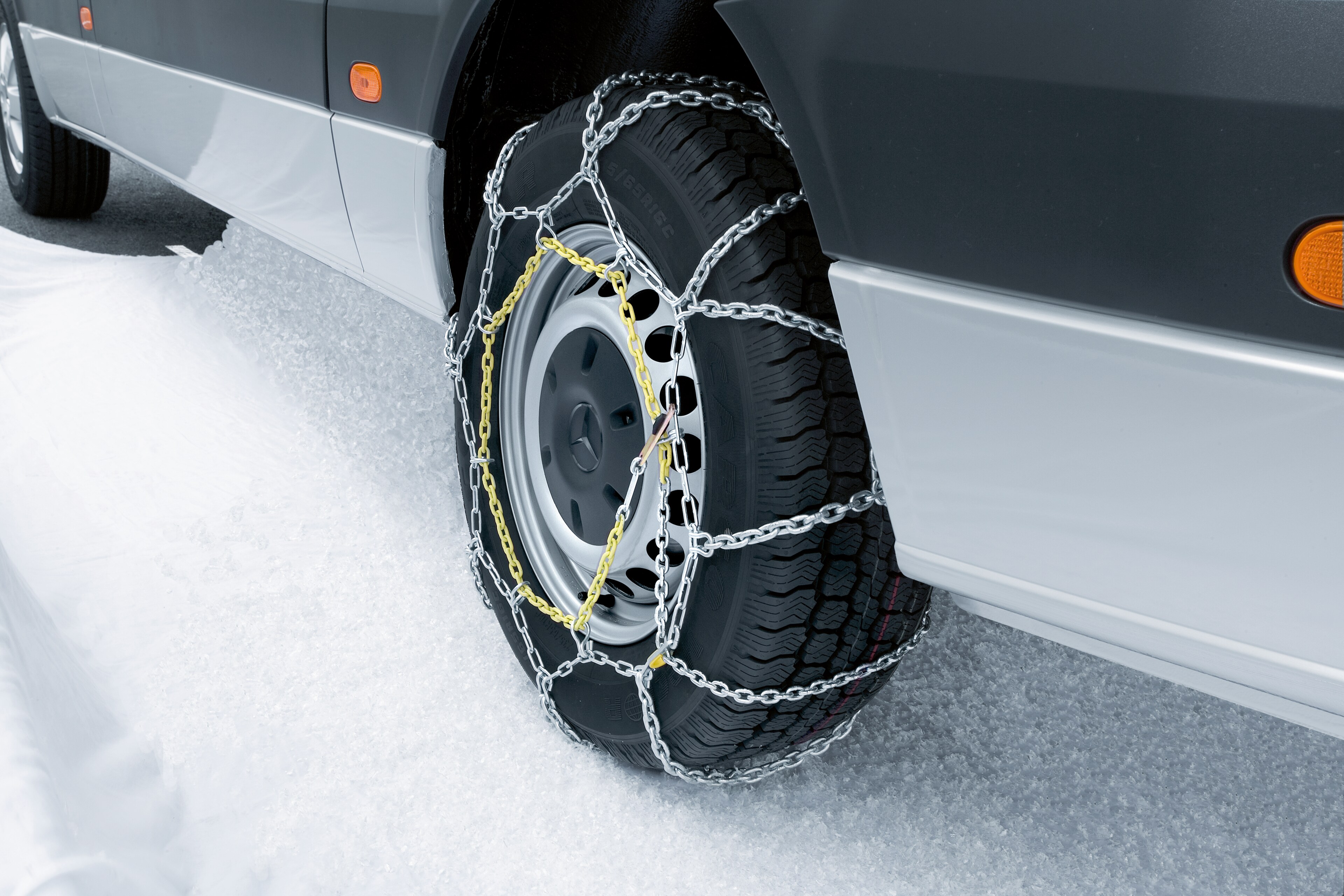 Snow chain, RUD-matic, without grip links - Metal, R17.5