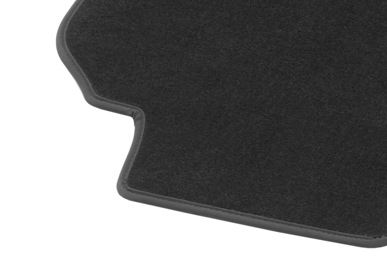 Velour floor mats Passenger compartment, 3rd row of seats, Set of 1 - LHD/RHD, black