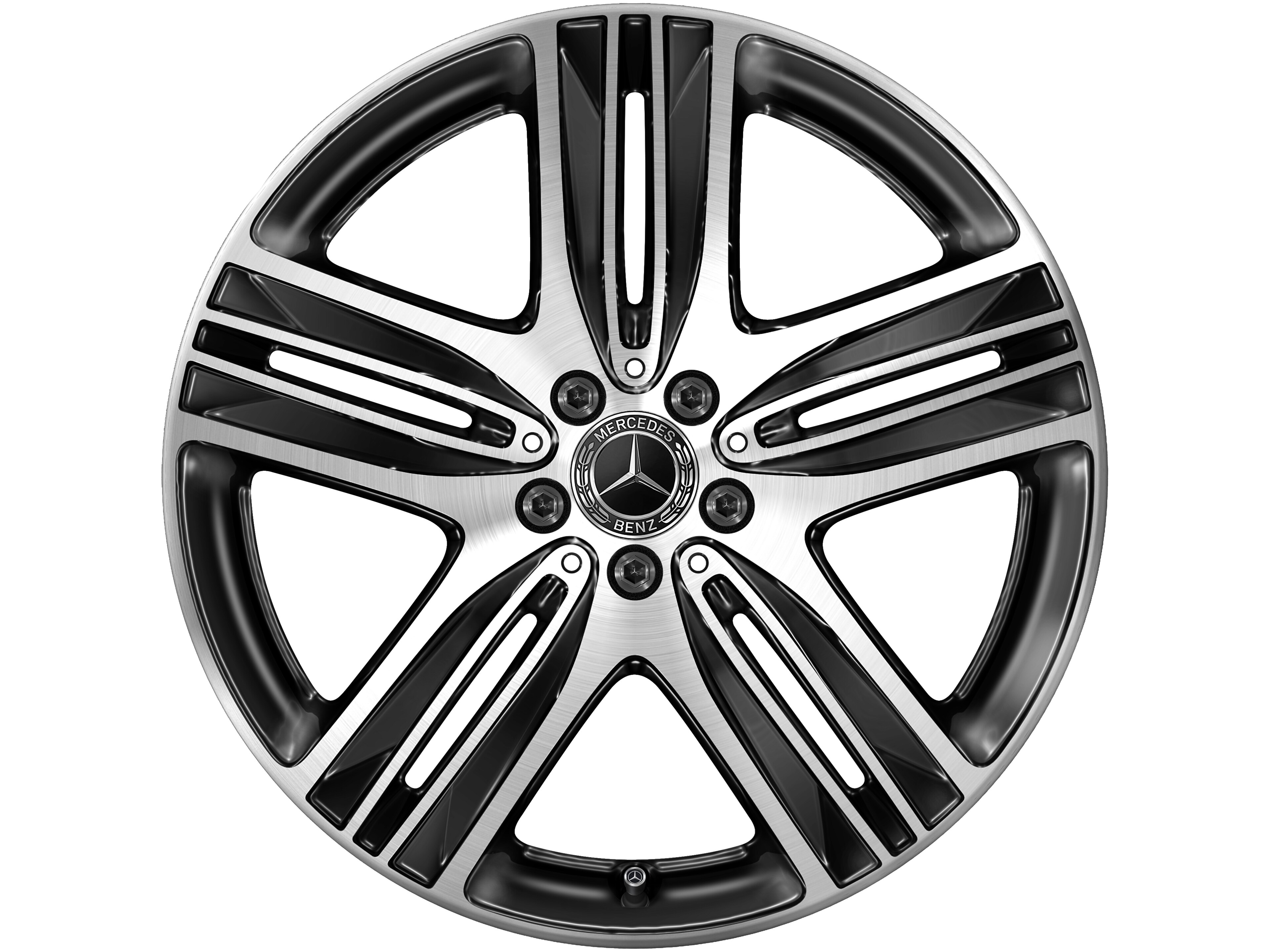 5-spoke wheel, 50.8 cm (20-inch), High-sheen finish - 8,5 J x 20 ET 30, black, high-sheen