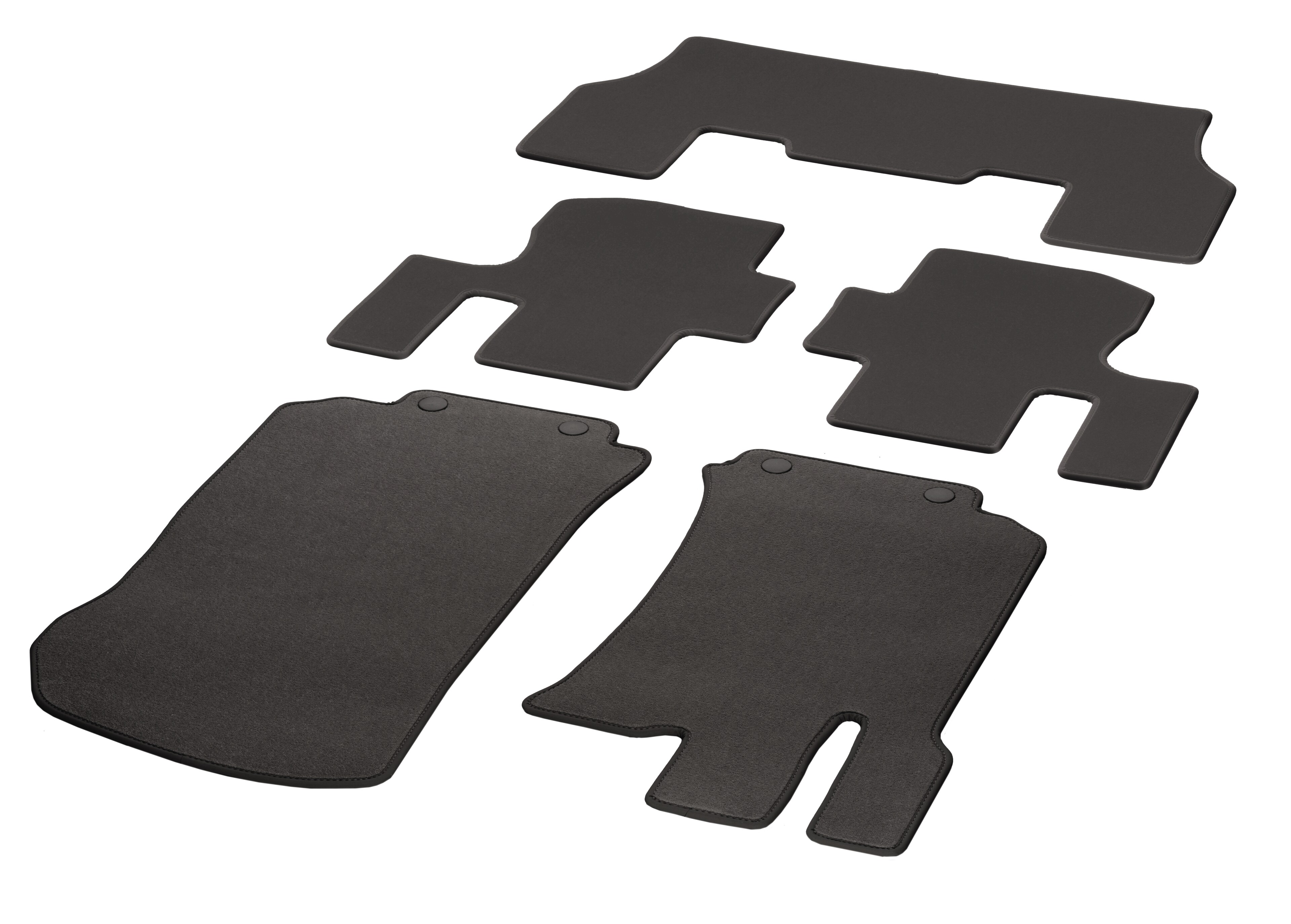 Velour floor mats CLASSIC, Set, Set of 5