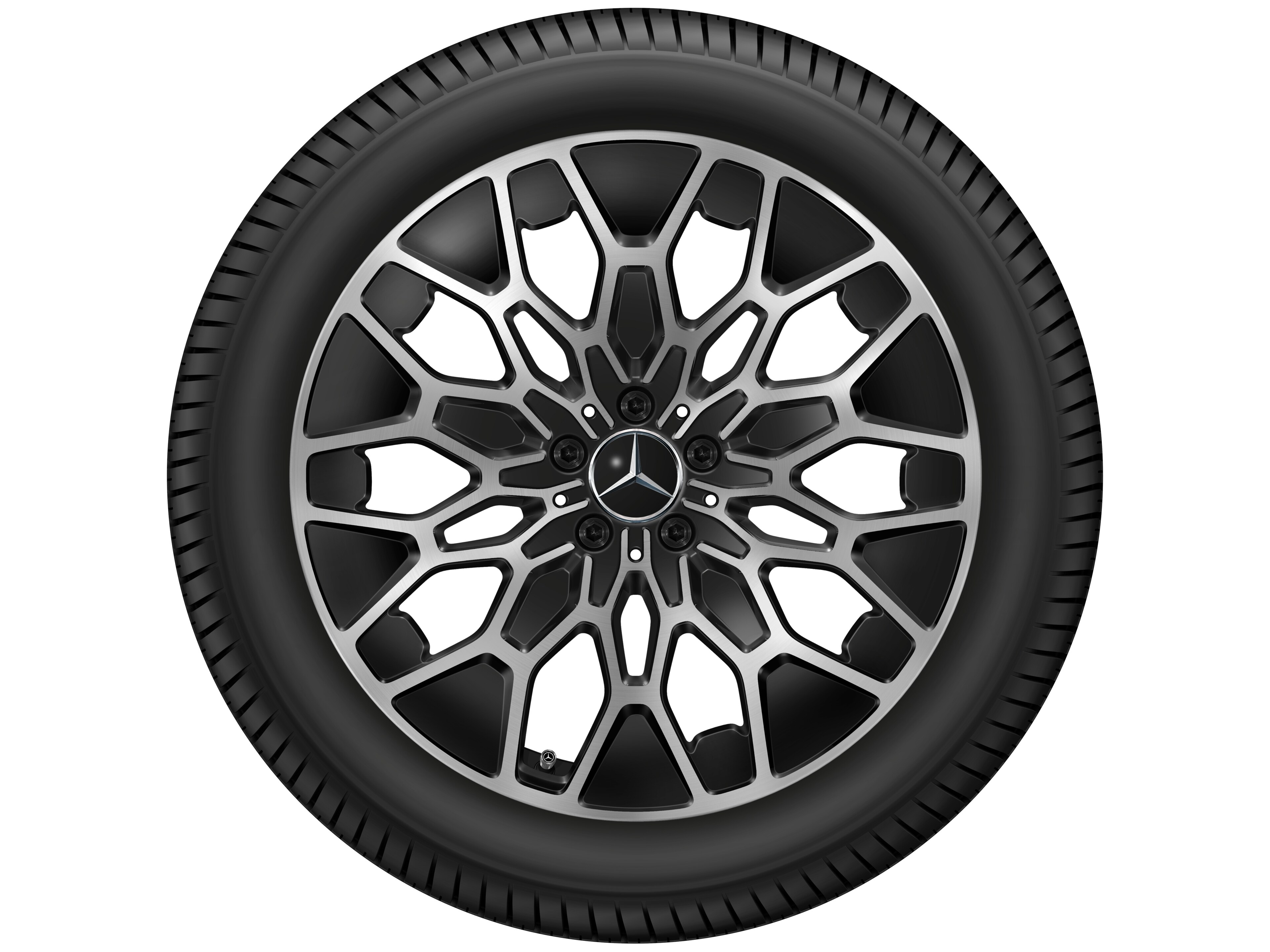 10-Y-spoke wheel, Aero, 50.8 cm (20-inch) - 8 J x 20 ET 32,7, black, high-sheen