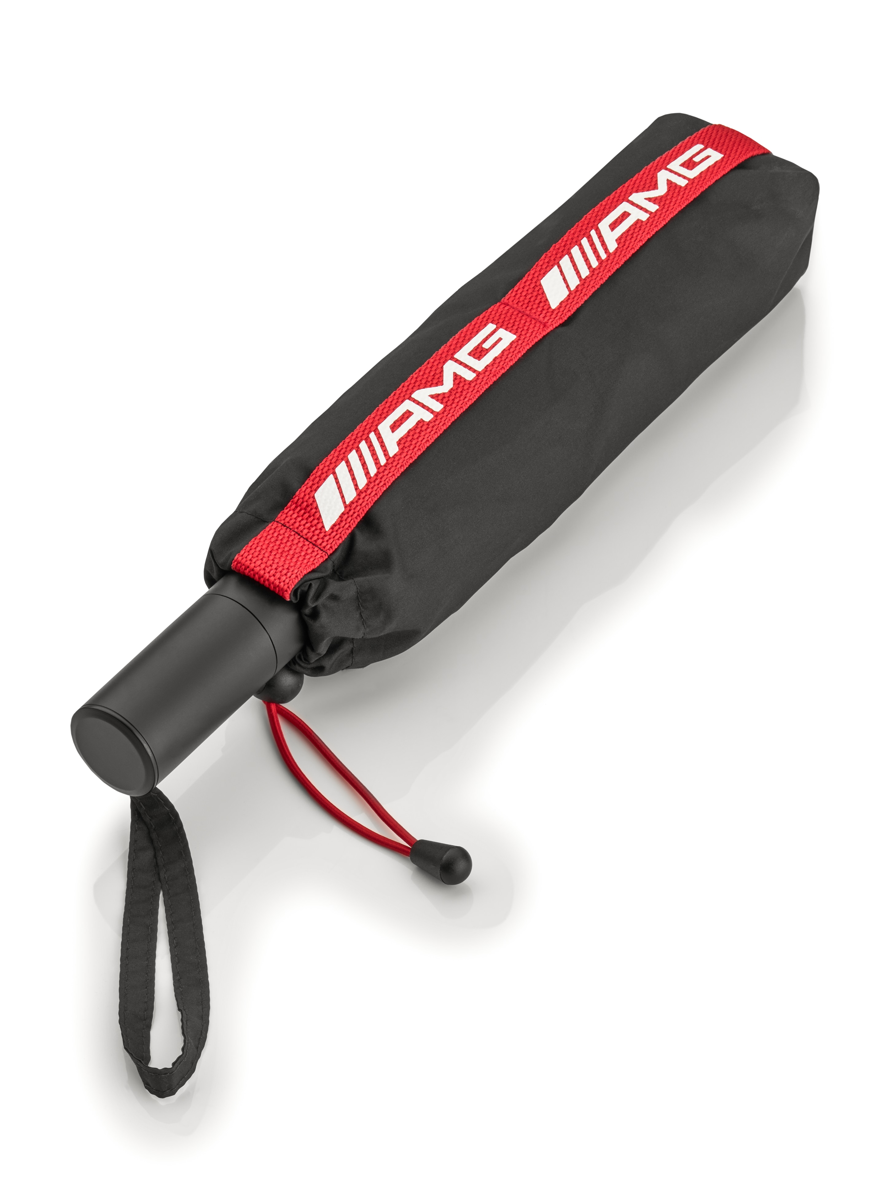 AMG compact umbrella - black, Polyester