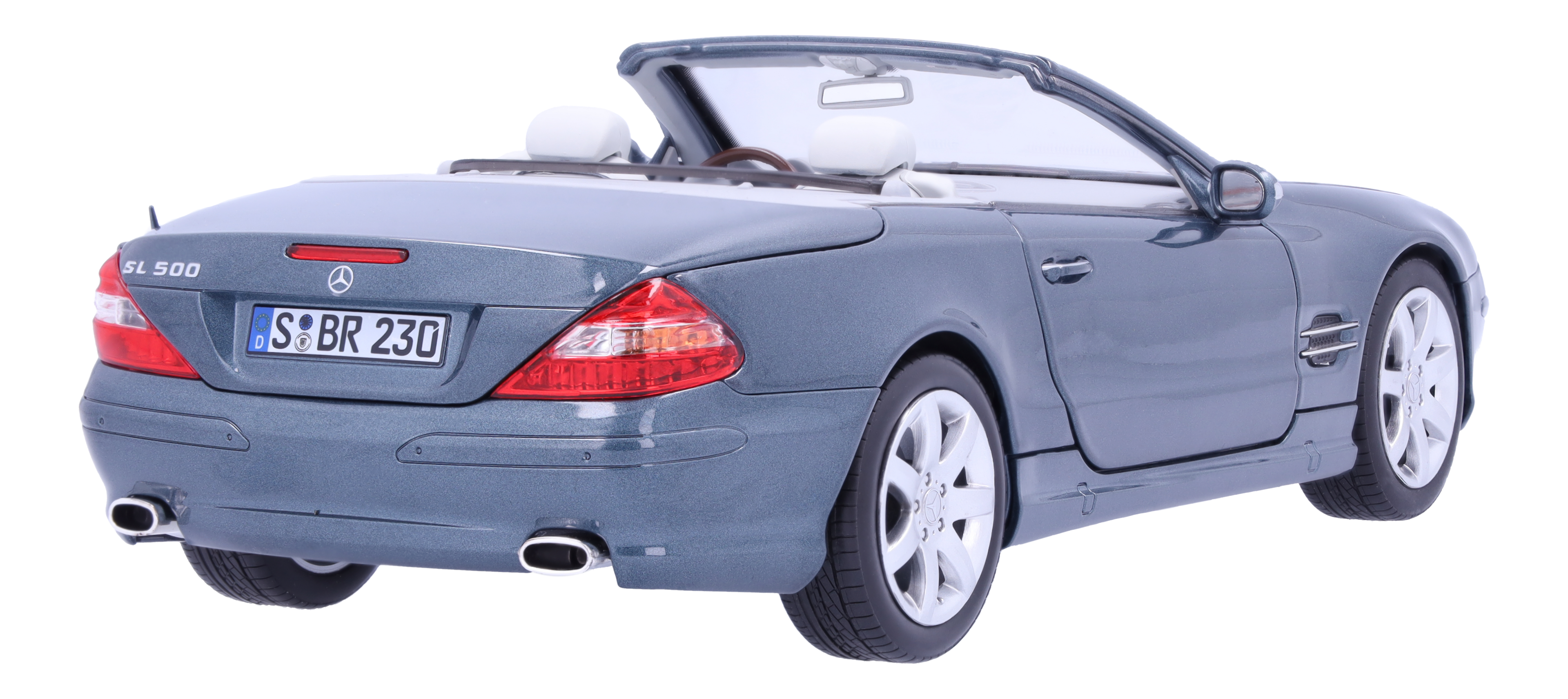 SL 500 R 230 (2001-2006) - topaz blue, Norev, 1:18