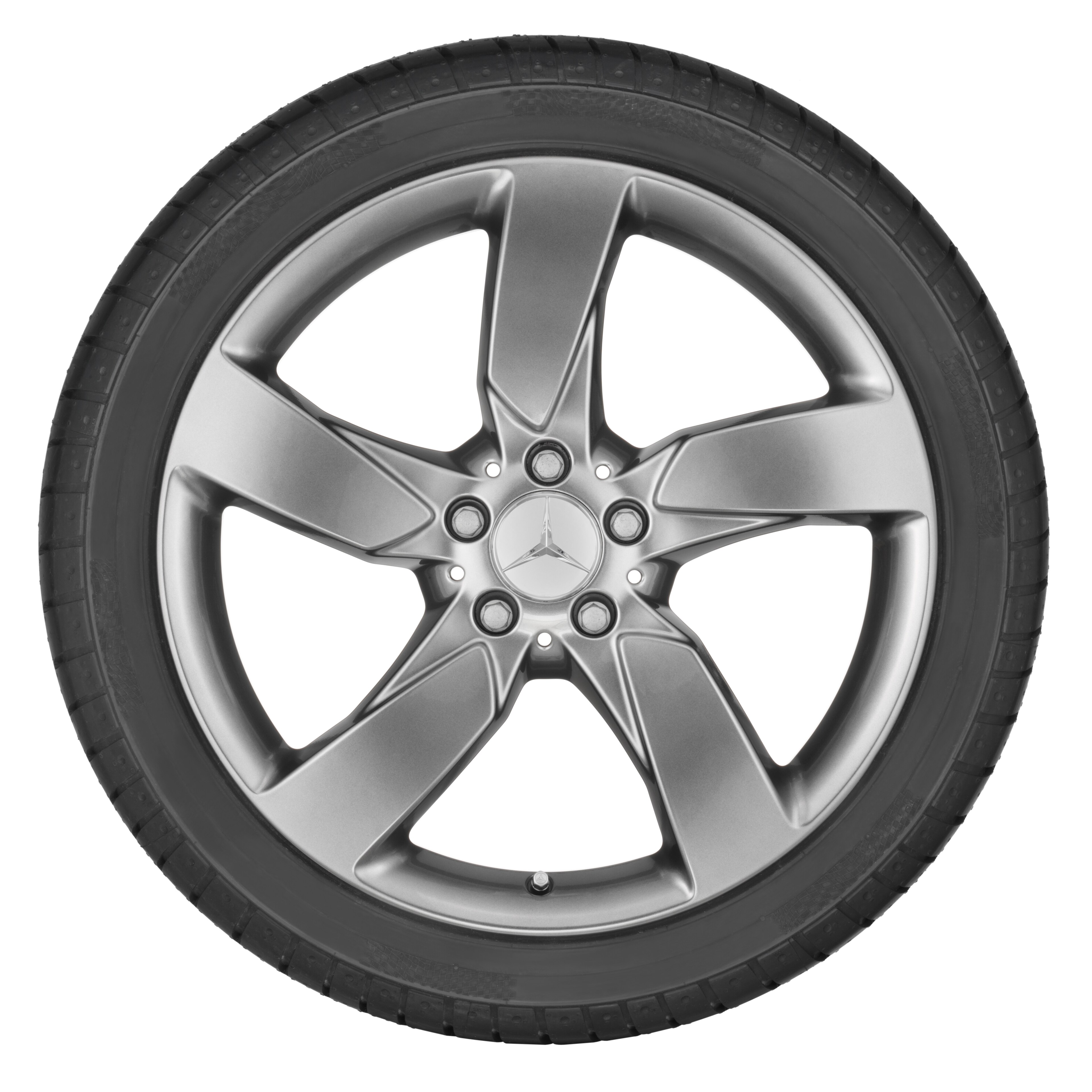 5-spoke wheel, 48.3 cm (19-inch) - 7,5 J x 19 ET 47, tremolite metallic, painted
