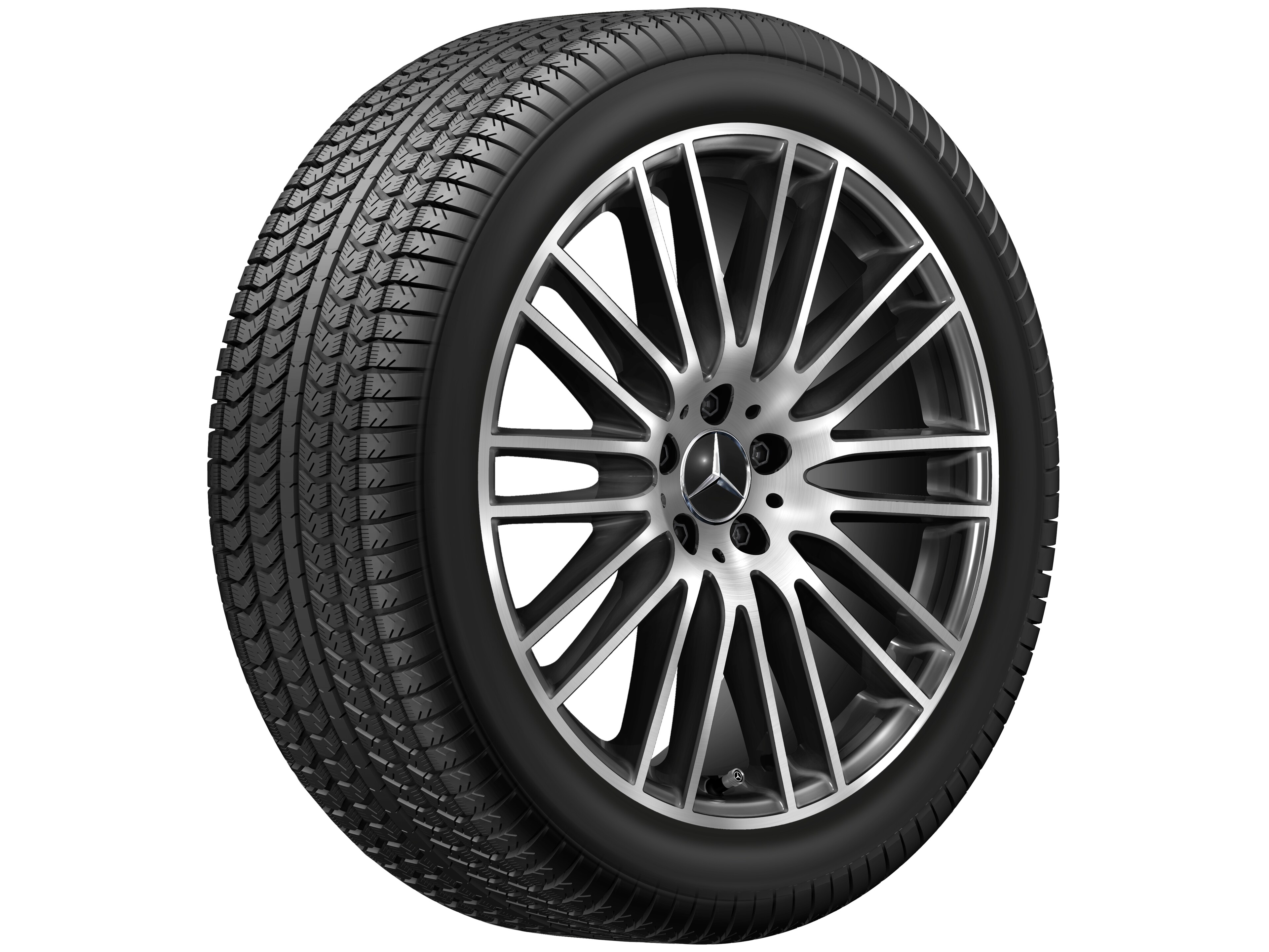 Multi-spoke wheel, 50.8 cm (20-inch), High-sheen finish - 8,5 J x 20 ET 34,5, black, high-sheen