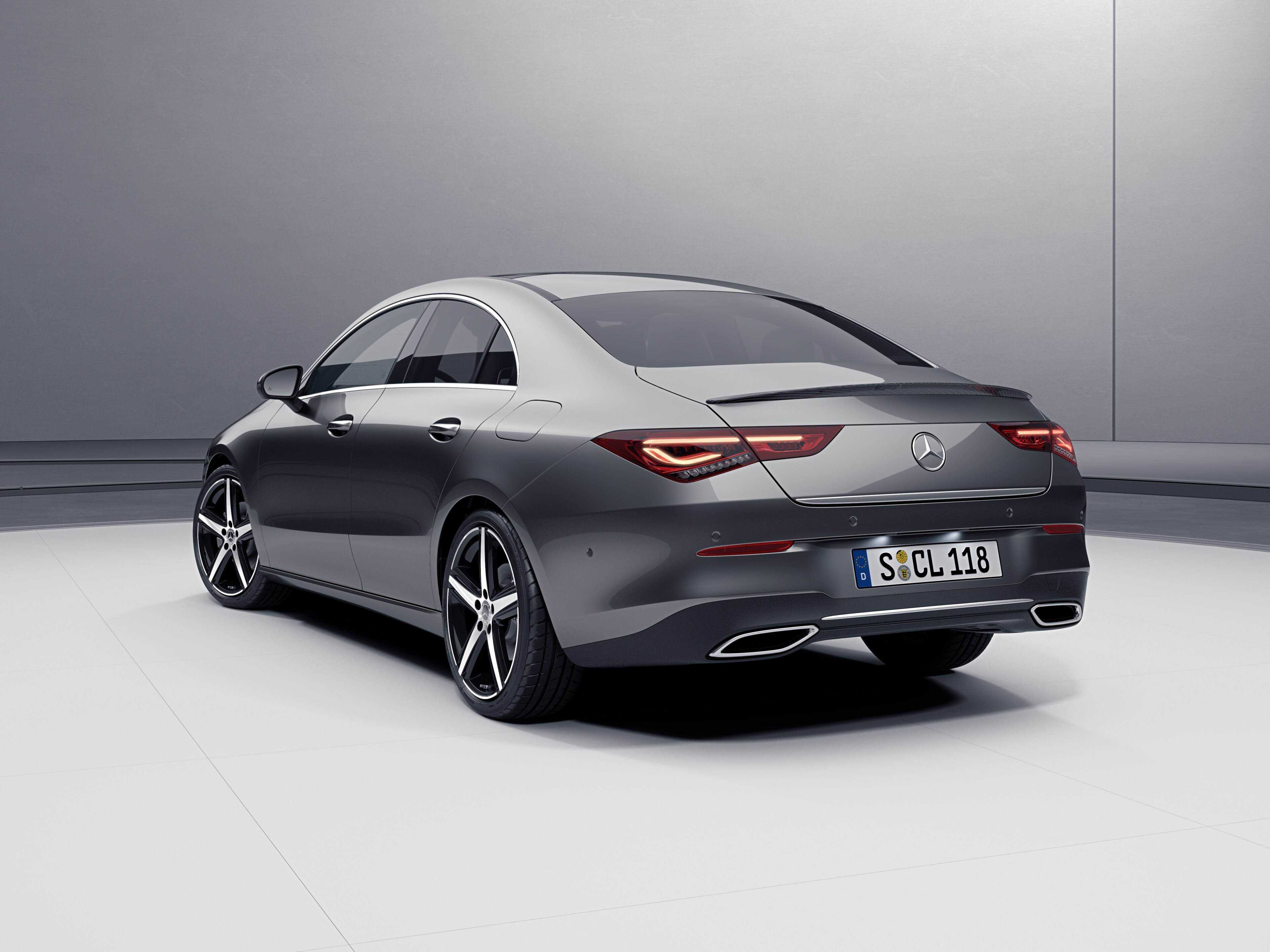 Rear spoiler, Carbon-Style - carbon fibre look