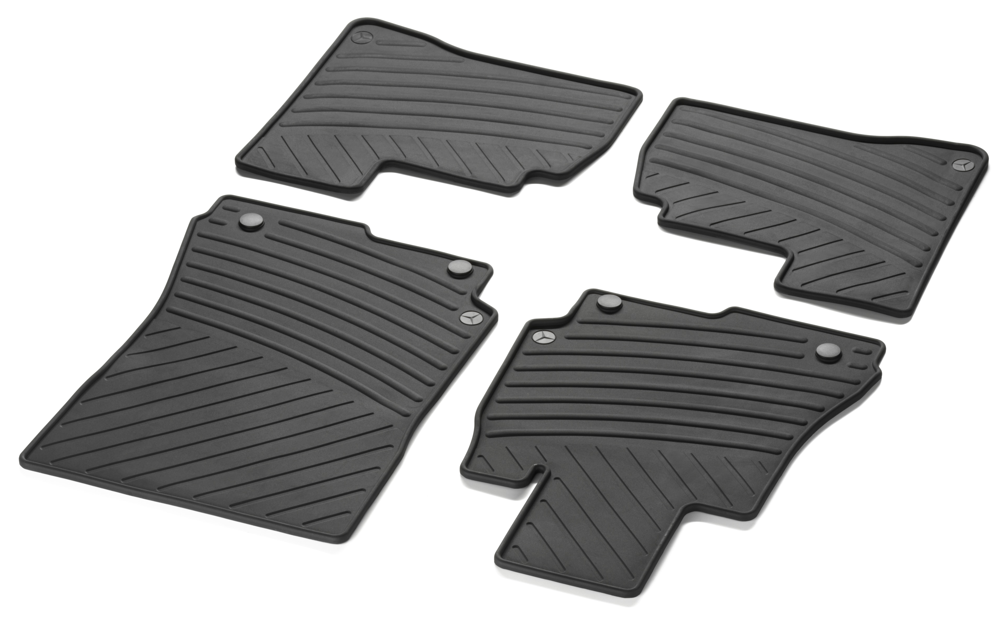 All-season floor mats CLASSIC, Set, Set of 4 - LHD, black