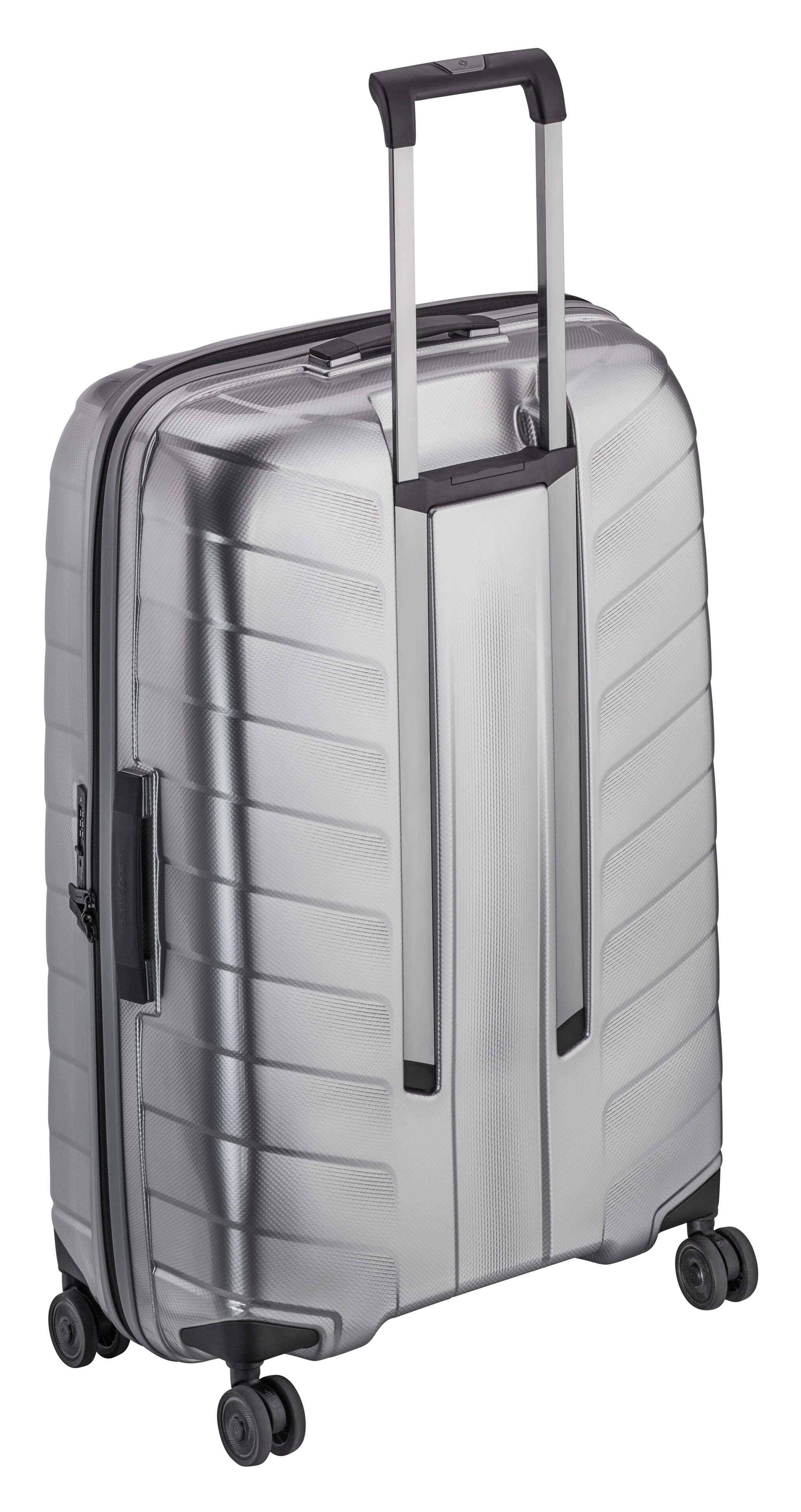 Suitcase, Spinner 75 - silver-coloured, Polypropylene / Polyester, Samsonite, 97 l