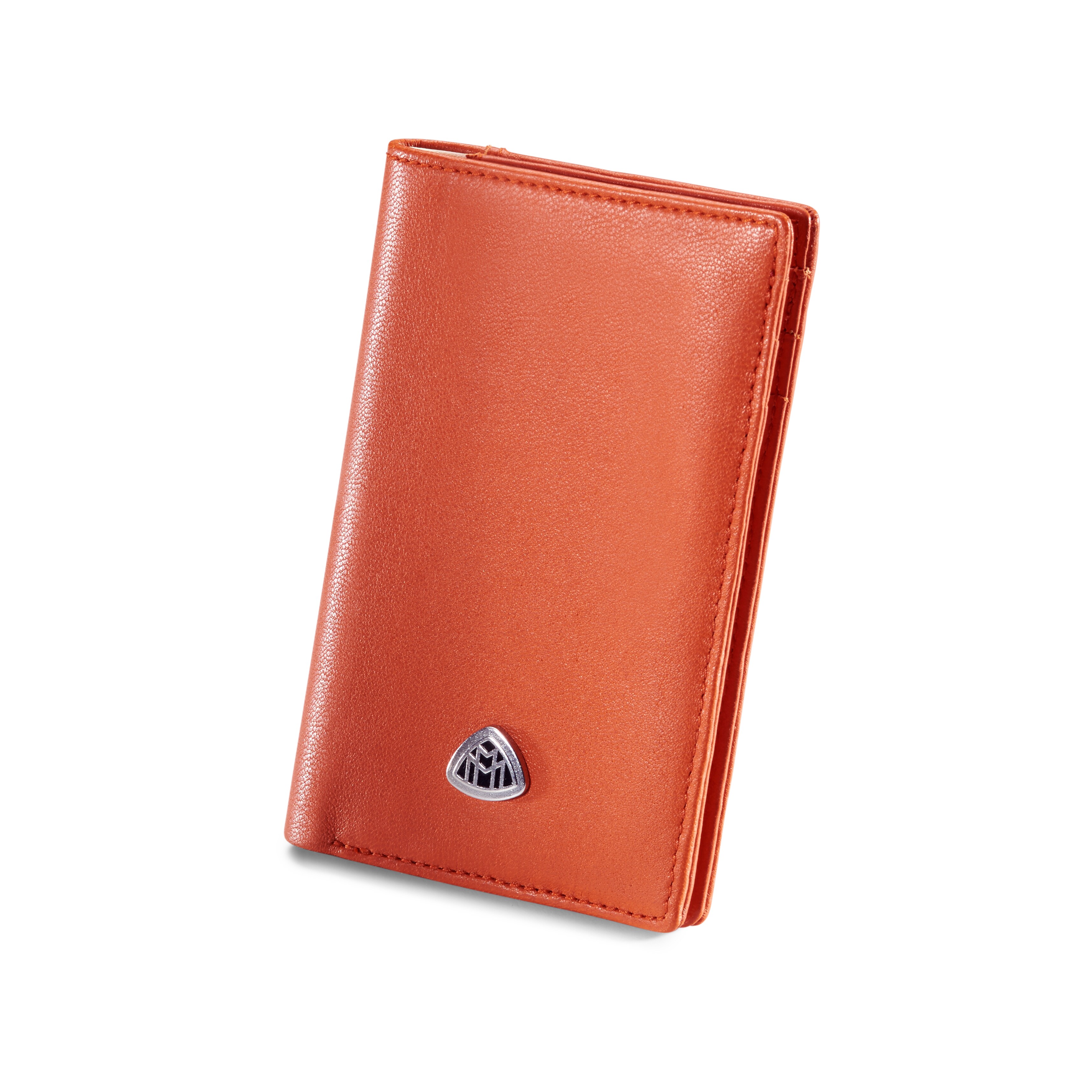 Mini wallet, Mercedes-Maybach - orange, Leather