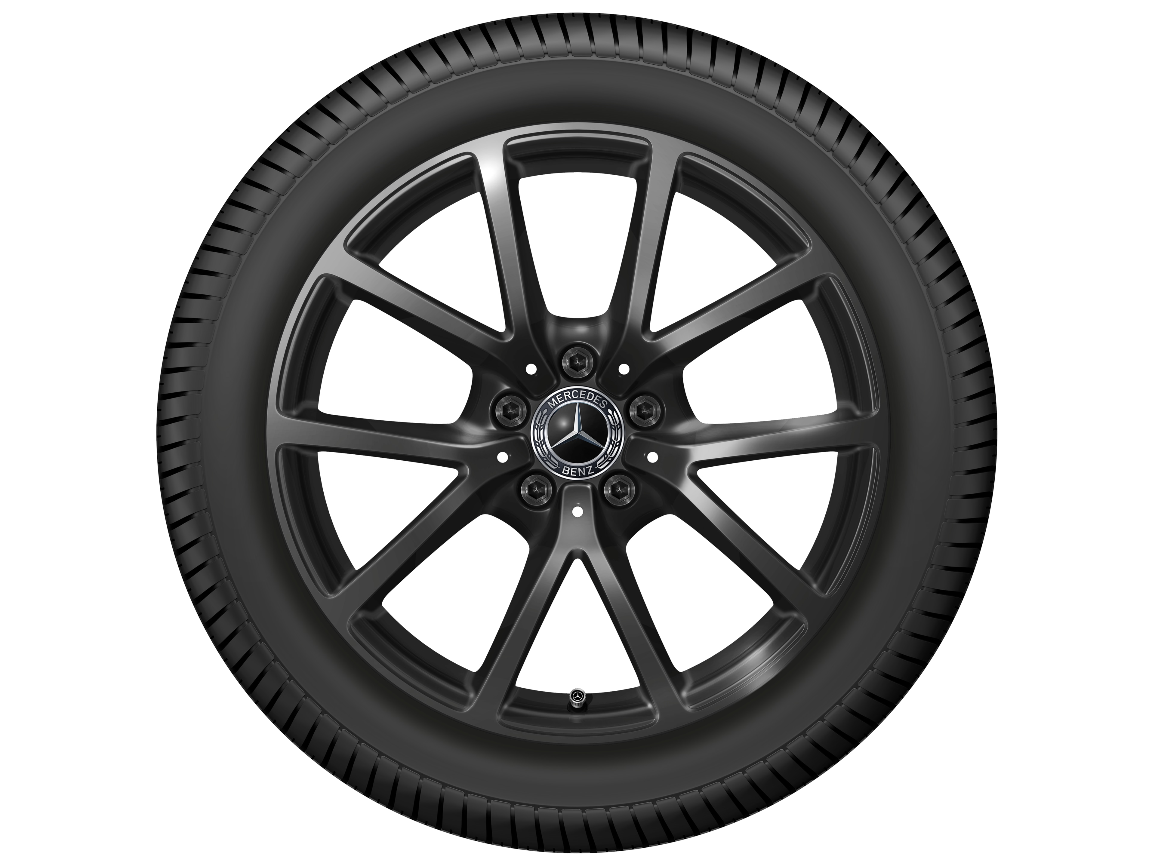 10-spoke wheel, 45.7 cm (18-inch) - 8 J x 18 ET 44,9, black