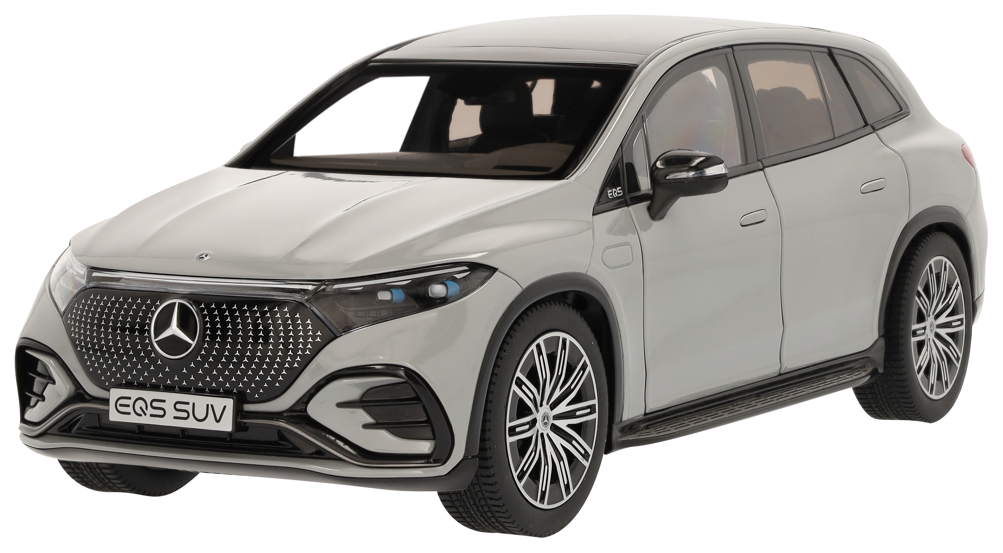 EQS SUV, AMG Line, X296 - MANUFAKTUR alpine grey non-metallic, NZG, 1:18