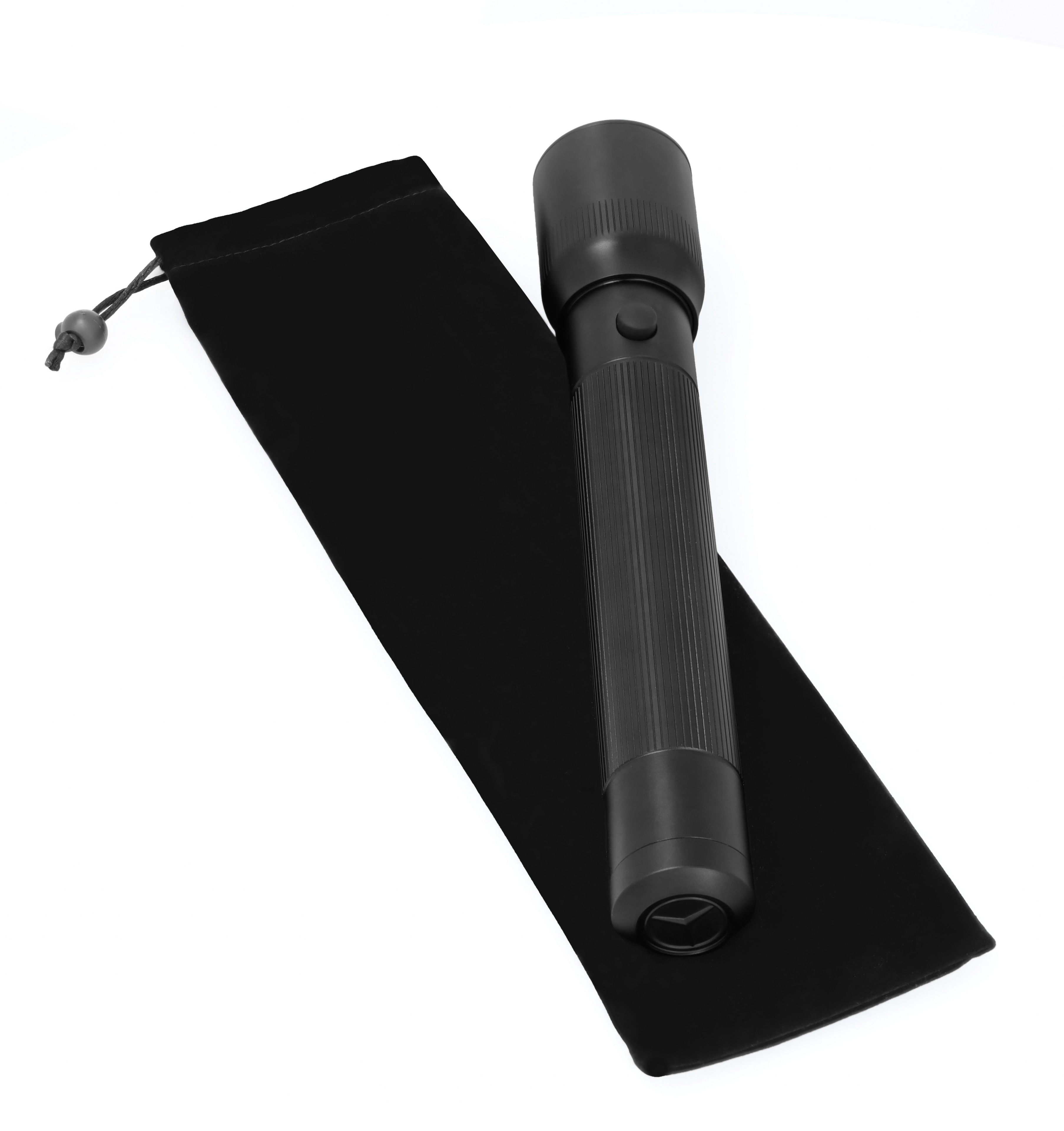 LED-Taschenlampe, groß - schwarz, Aluminium, Ansmann