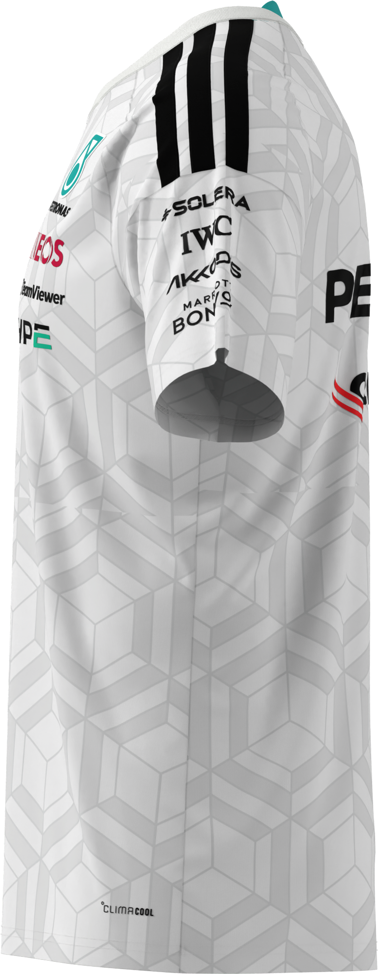 Men's T-shirt, Driver, Mercedes-AMG F1 - white, S