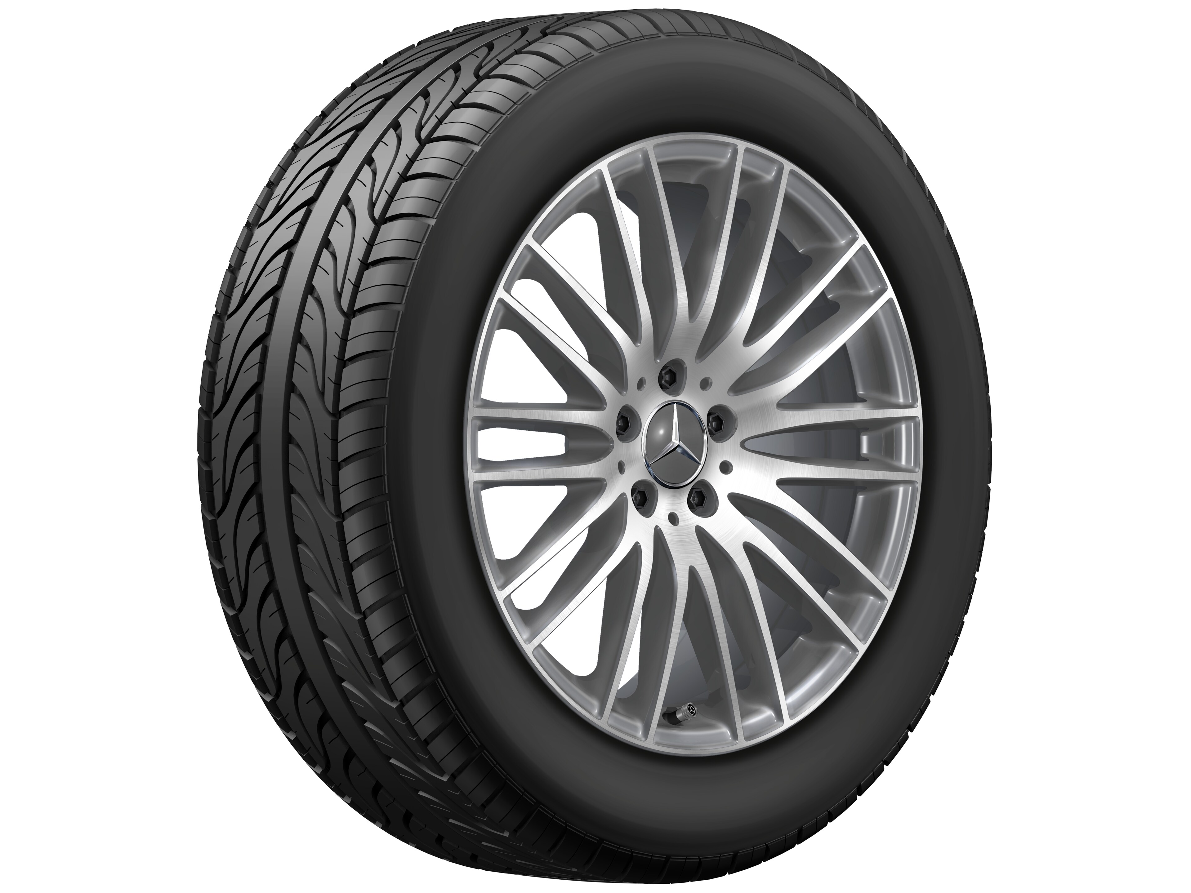 Multi-spoke wheel, 48.3 cm (19-inch), High-sheen finish - 8 J x 19 ET 32,5, tremolite metallic, high-sheen