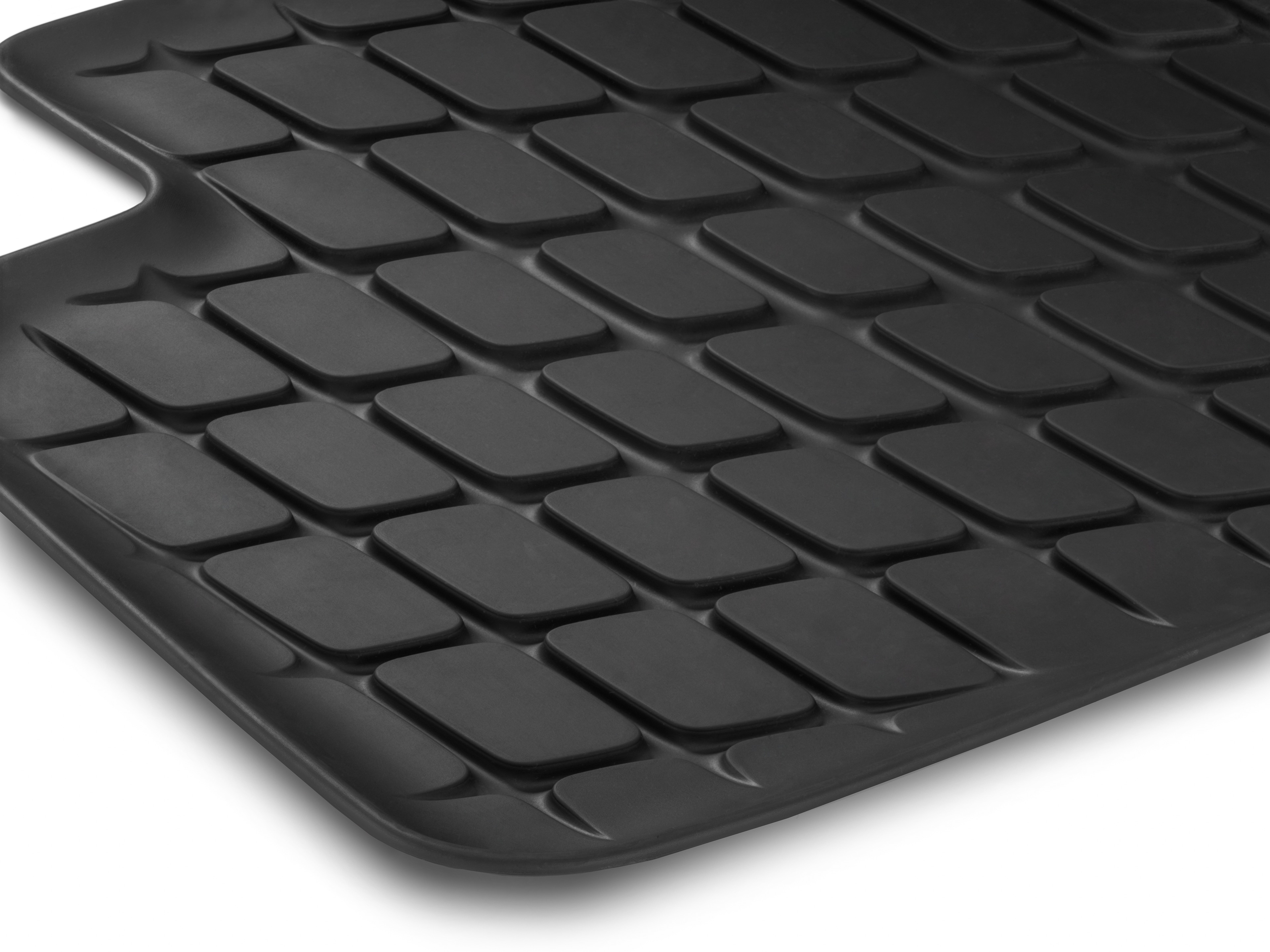 Allwettermatten, Dynamic Squares, Fond, 2-teilig - LL/RL, schwarz