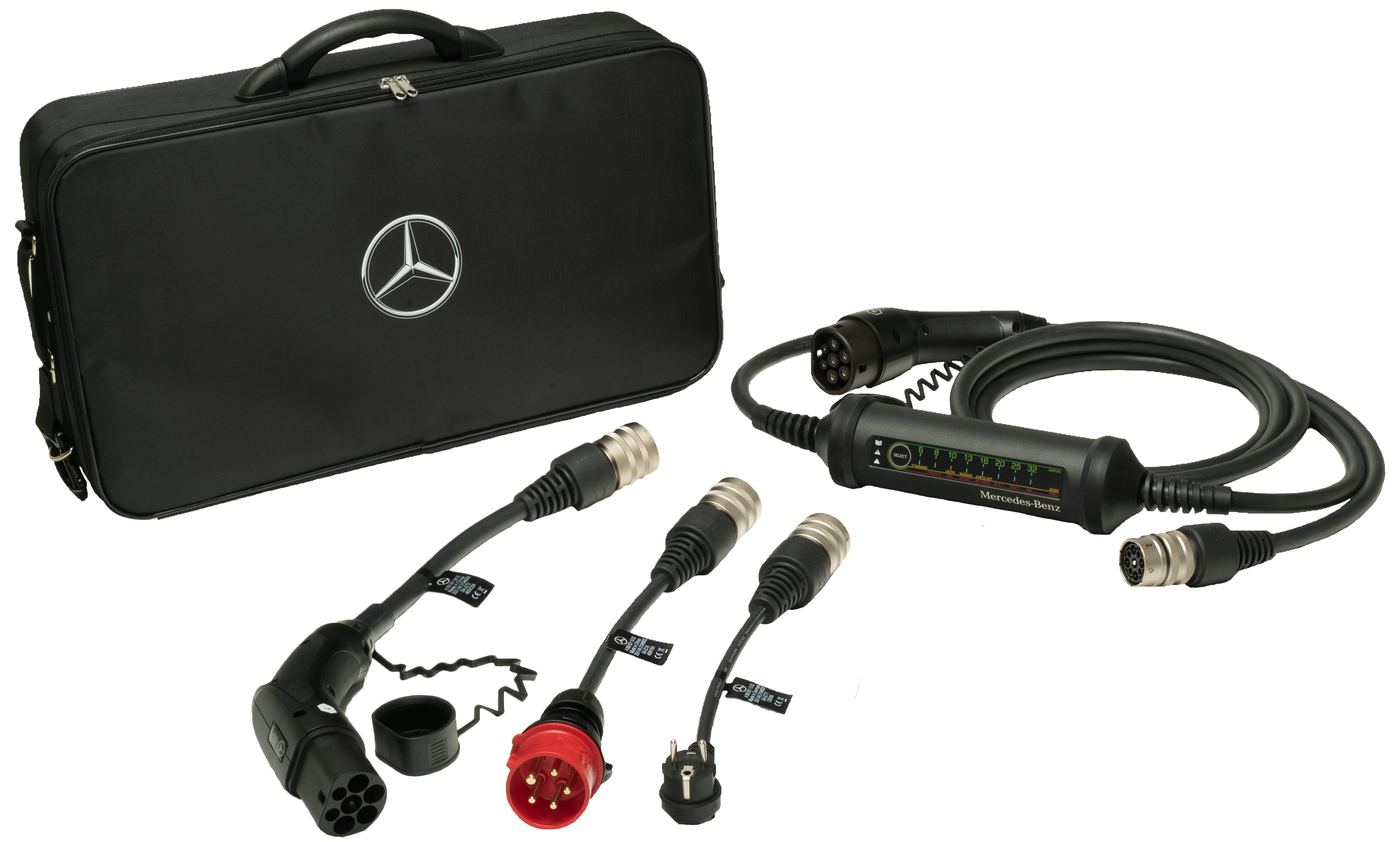 Flexible charging system, EU set, 32/3-phase - black