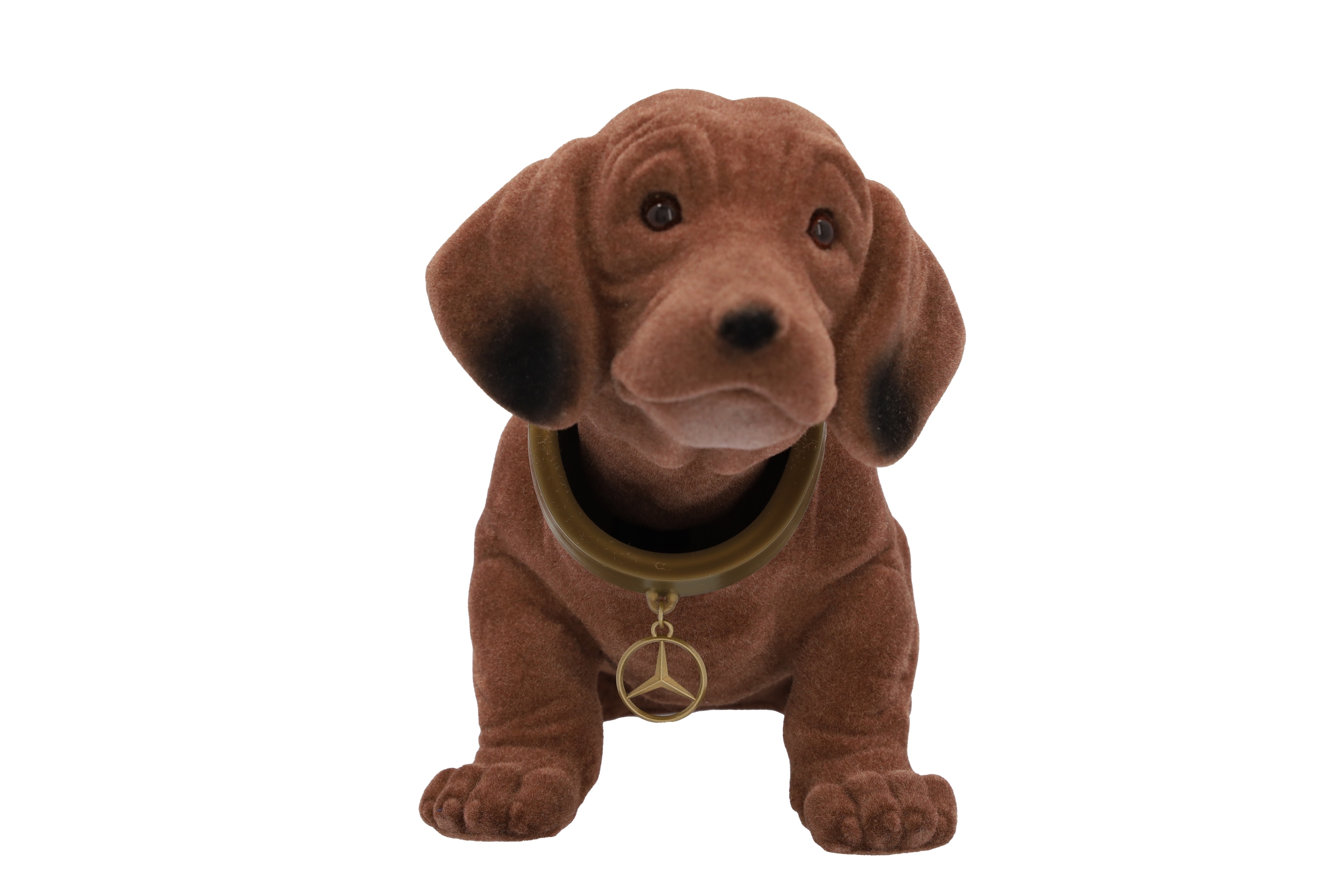 Nodding dog - brown, Plastic