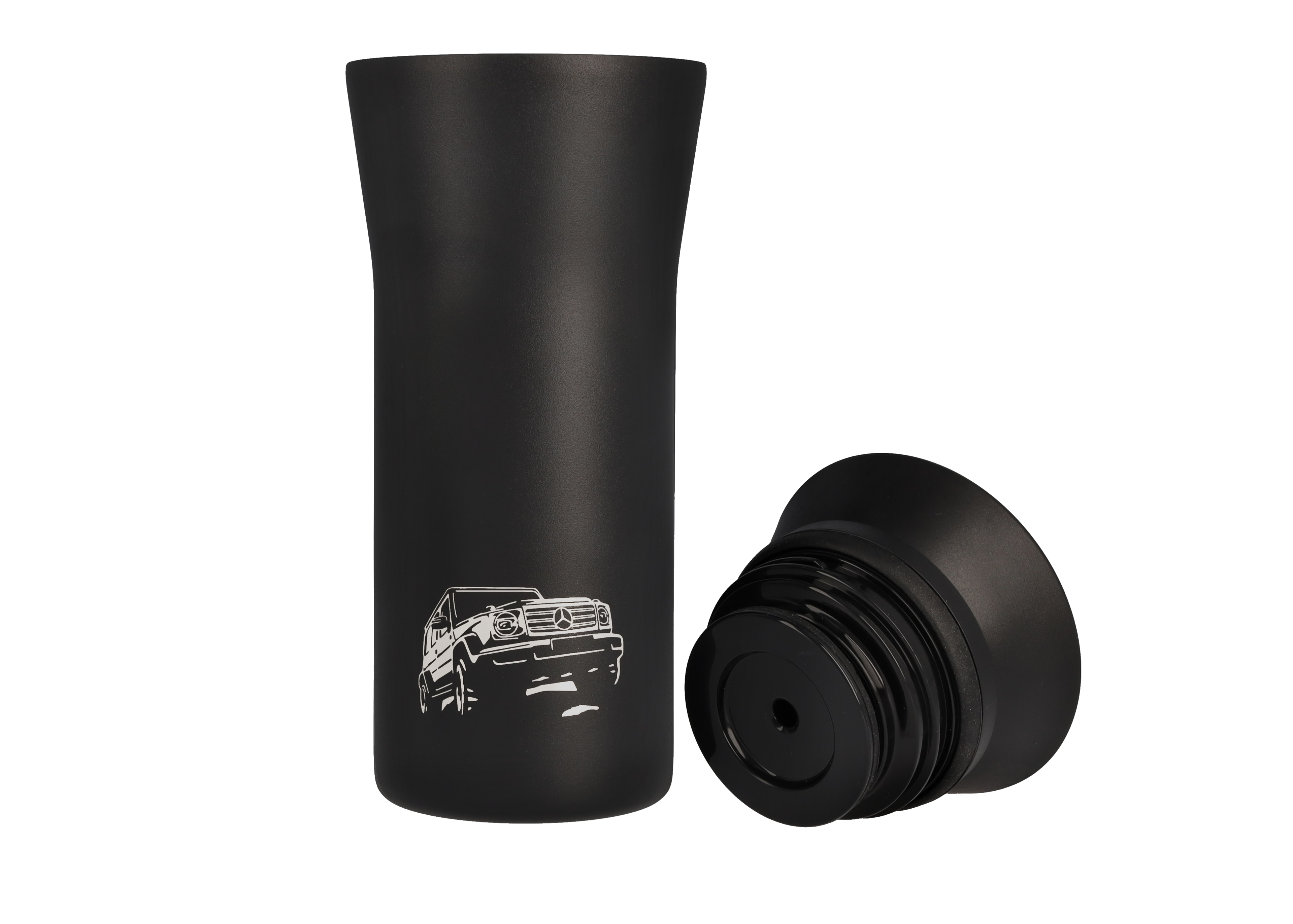 To go mug, G-Class - black, Stainless steel / Plastic, eva solo, 350 ml