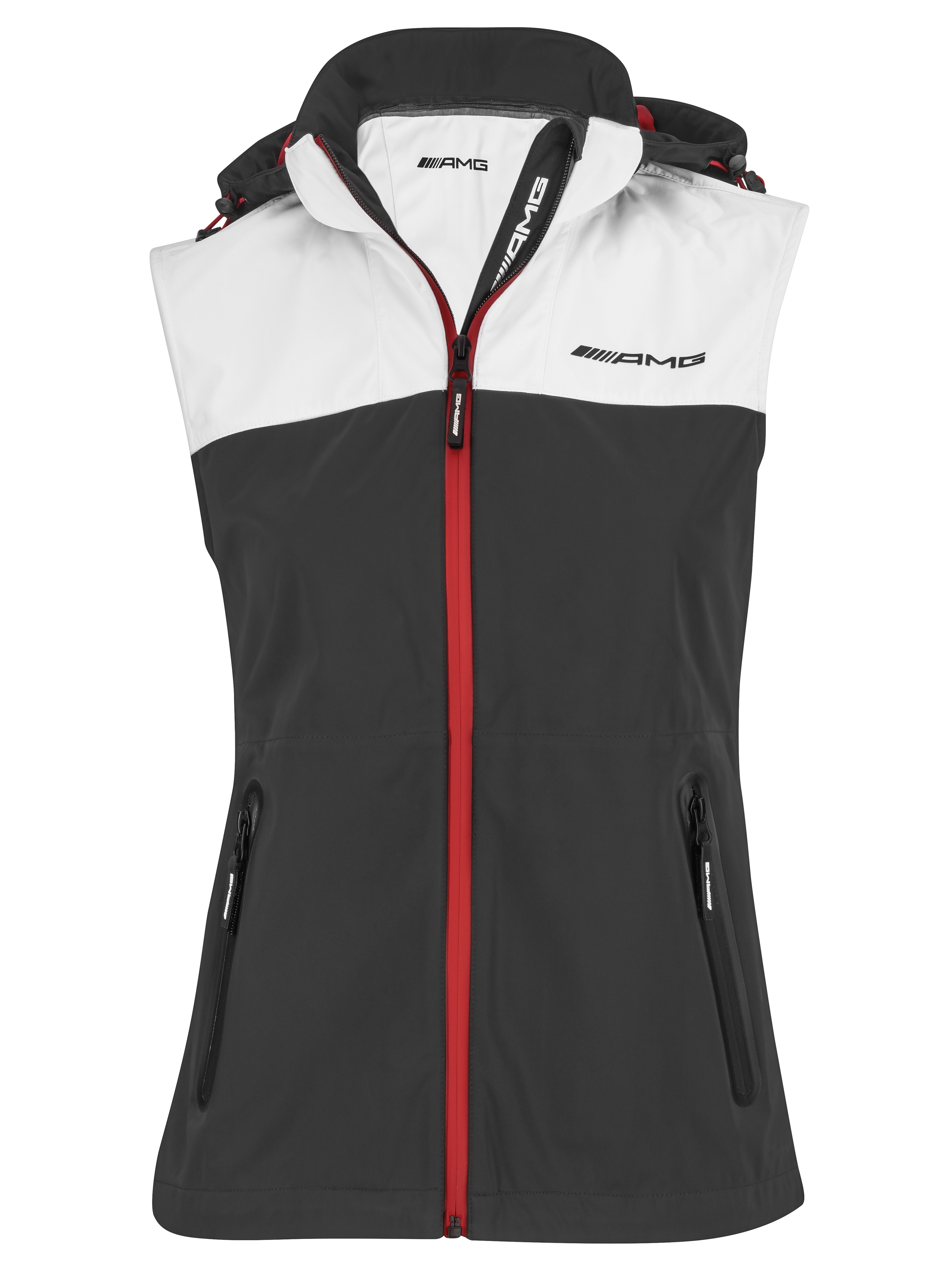 AMG women's softshell waistcoat - black, XS