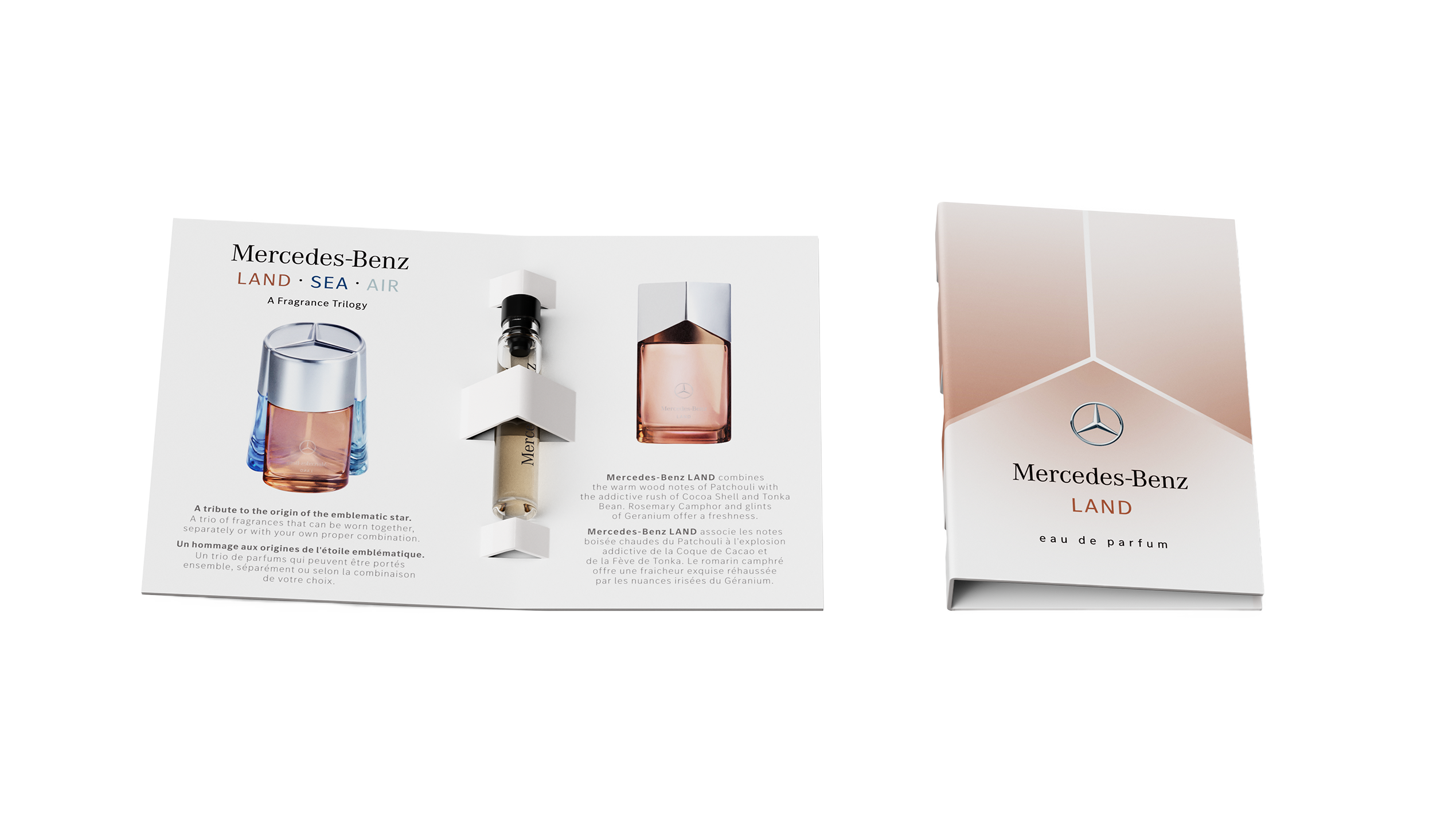 Land, EdP, Product samples, Pack of 12 - for men, INCC, 1.5 ml