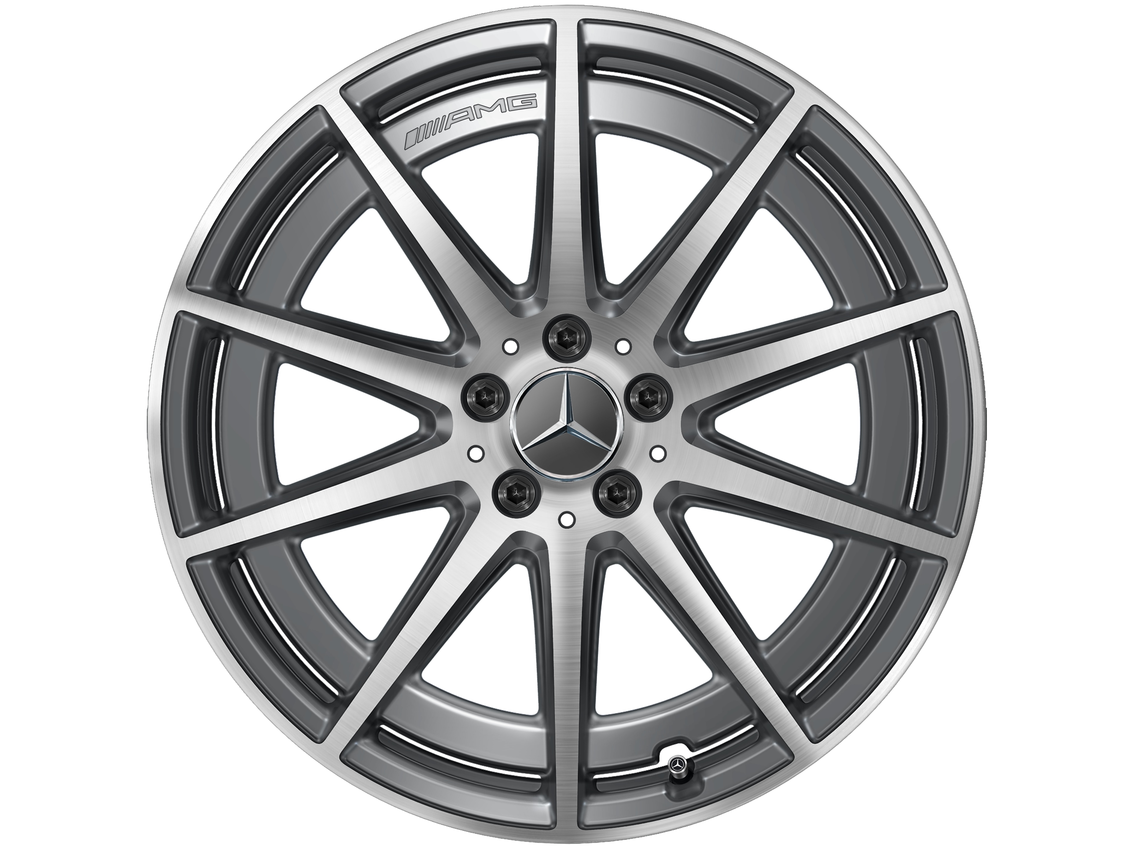 AMG 10-spoke wheel, 50.8 cm (20-inch) - 9,5 J x 20 ET 45, tantalite grey, high-sheen