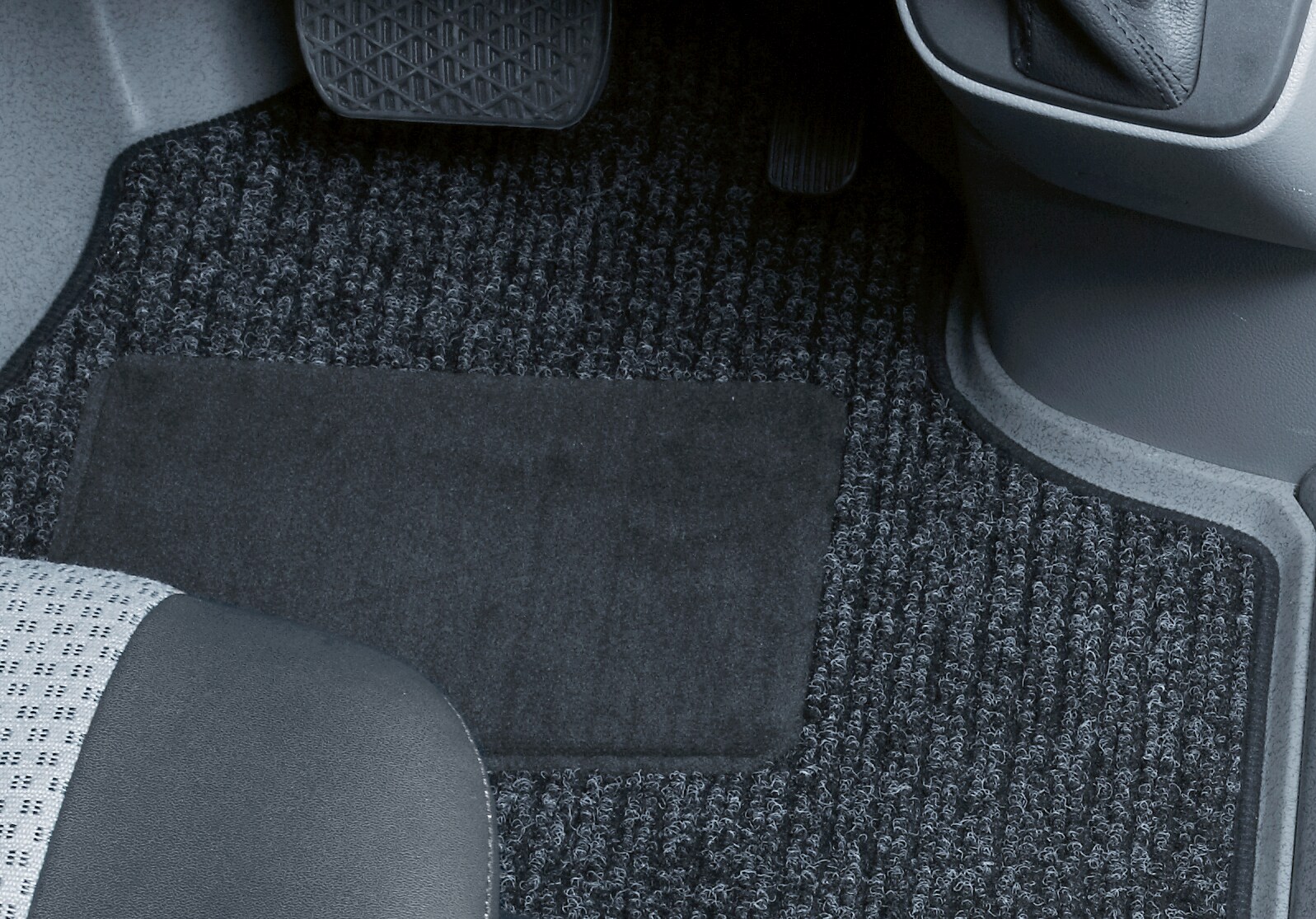 Rep mats, Driver & front passenger's mat, Set of 2 - LHD, aero-grey