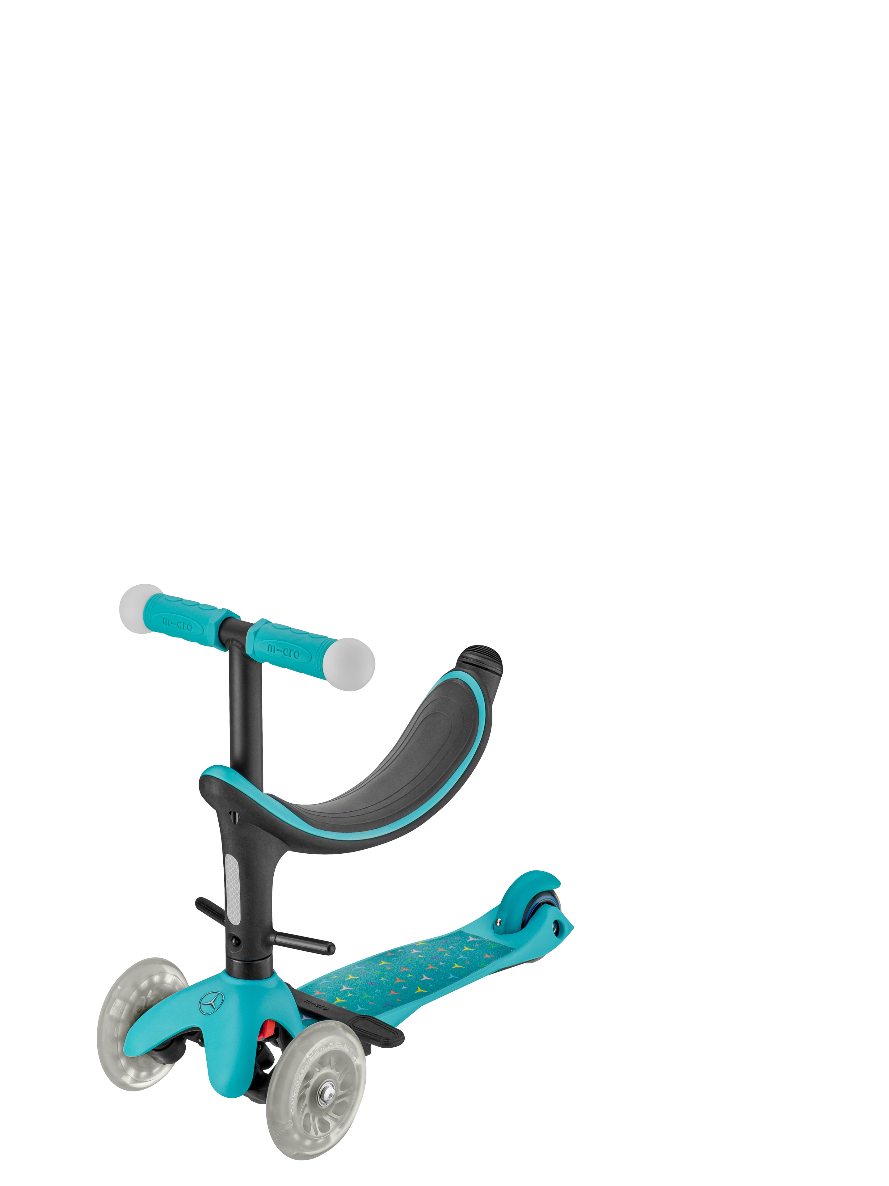 Children's 4-in-1 scooter - mint / black, Aluminium / Plastic, Micro Mobility