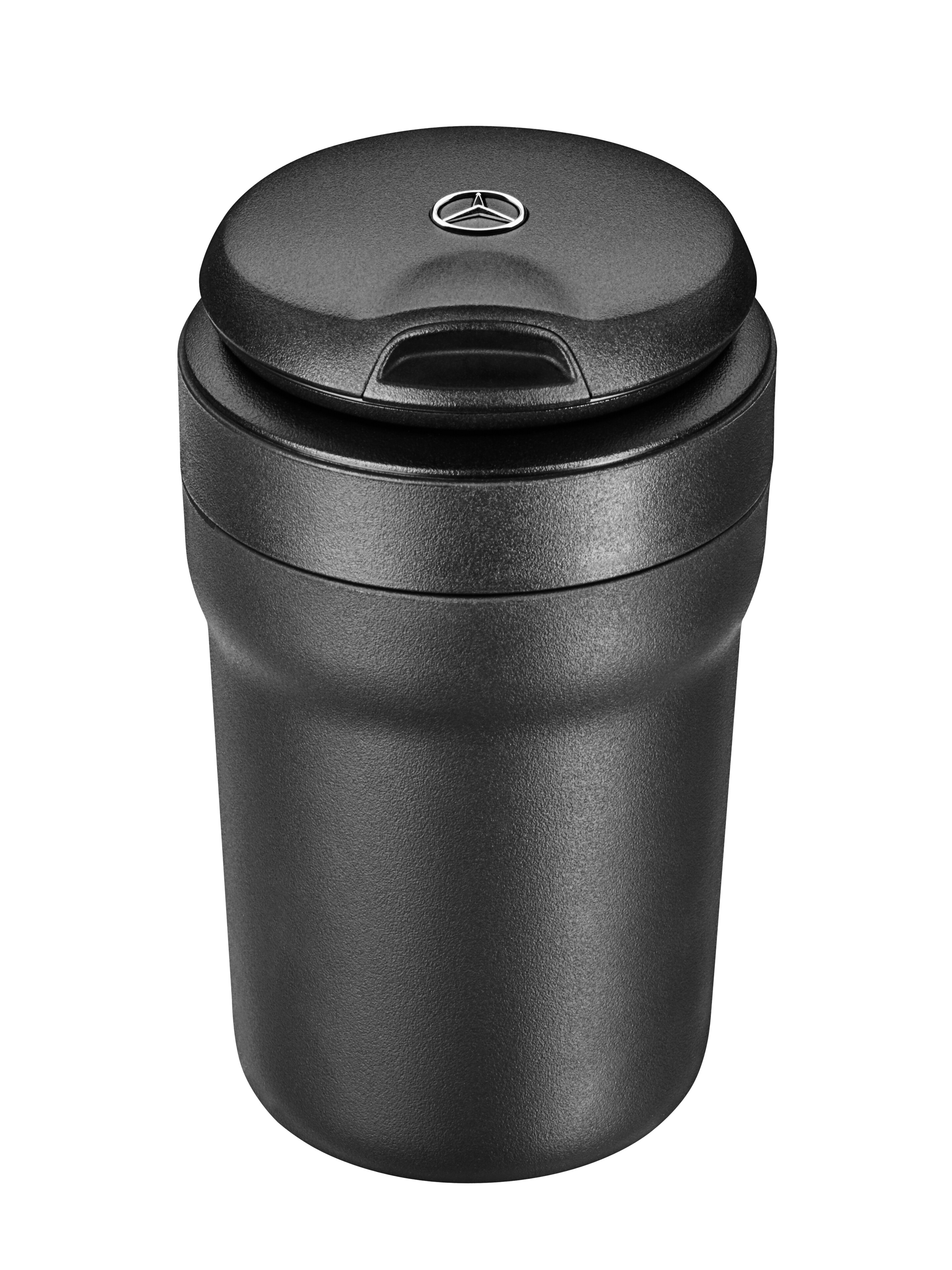 Ashtray - matt black, Plastic