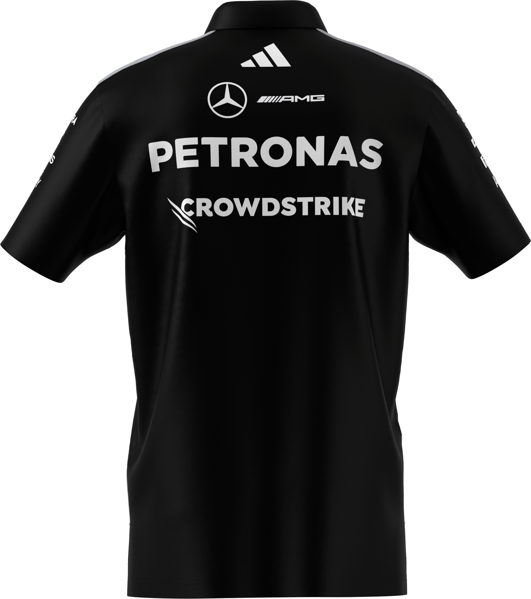 Poloshirt Herren, Team, Mercedes-AMG F1 - schwarz, XXL