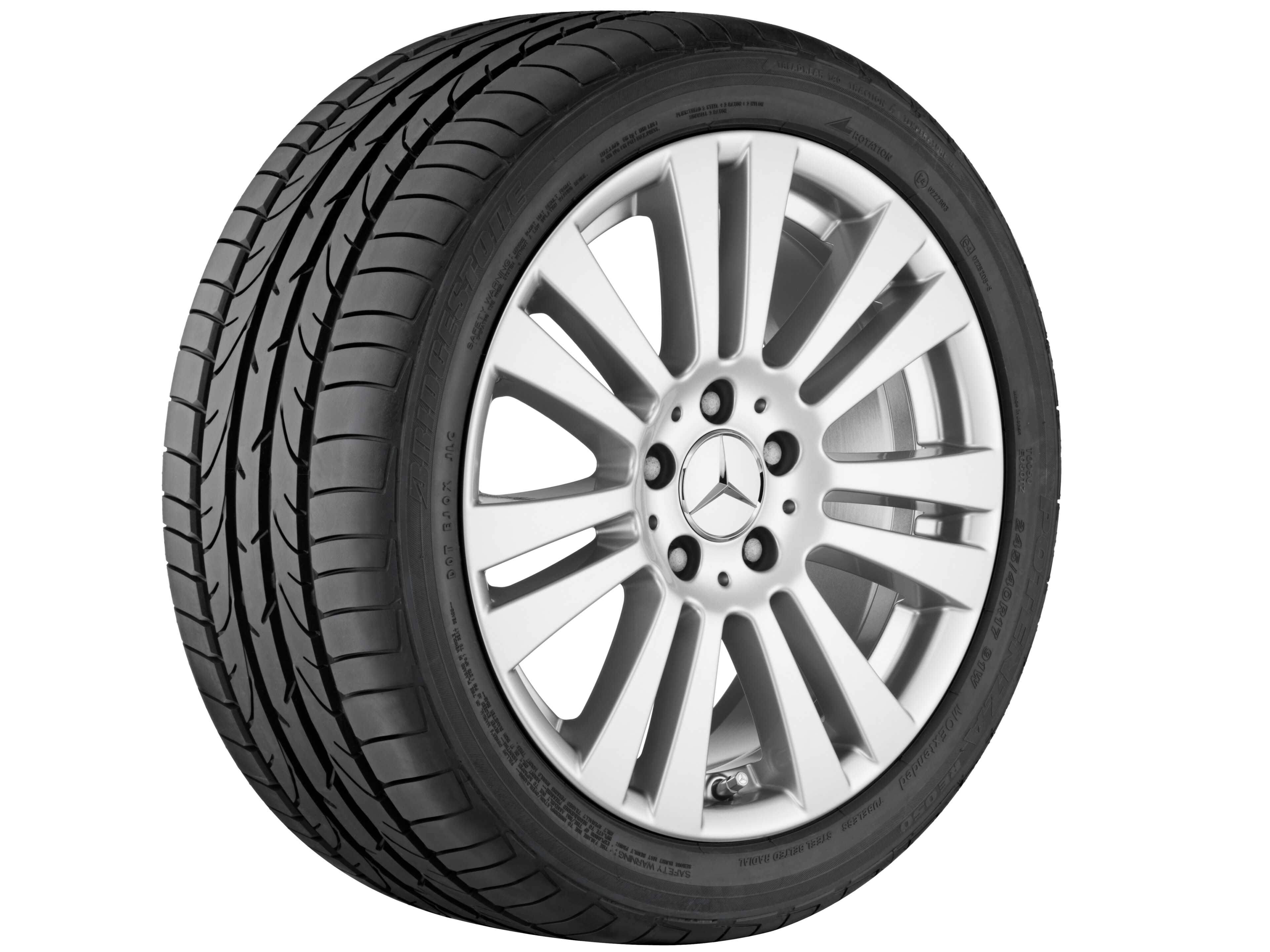 7-twin-spoke wheel, 40.6 cm (16-inch) - 7 J x 16 ET 42,5, vanadium silver, painted