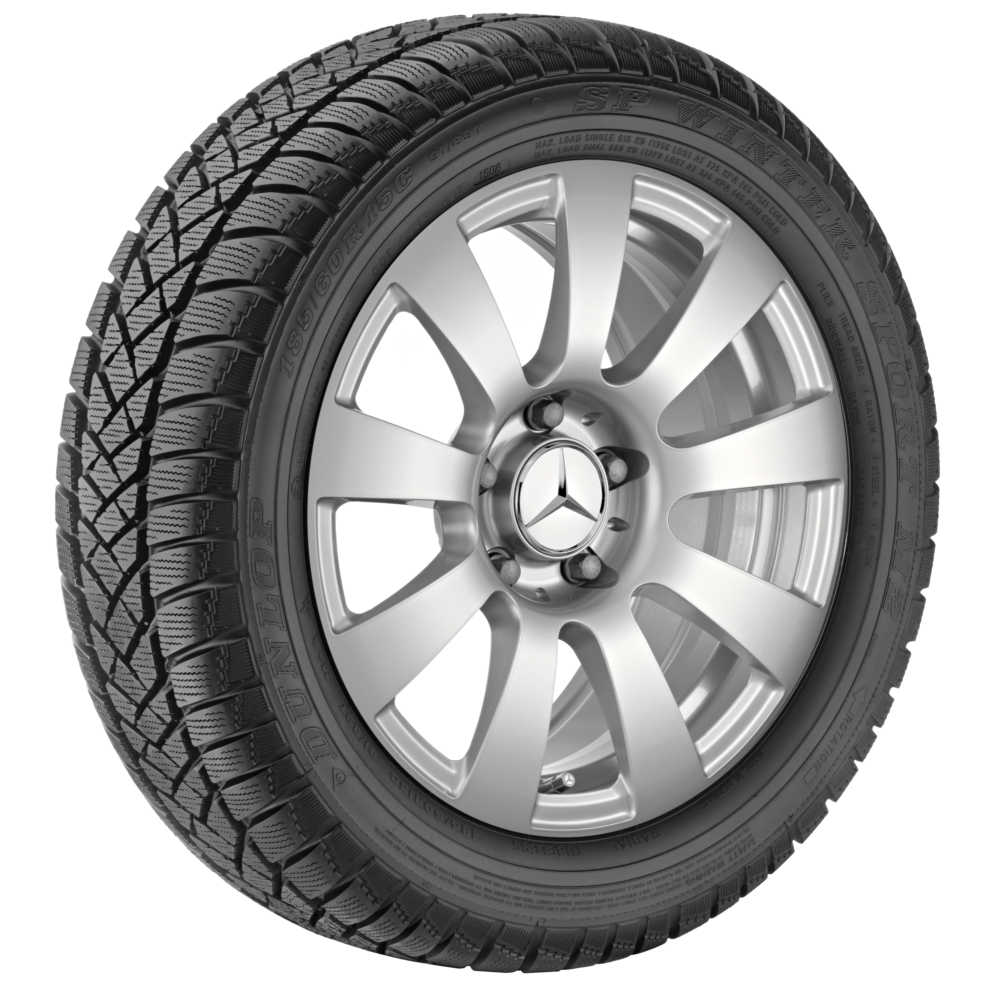 9-spoke wheel - 205/55 R16 XL 94T, 7 J x 16 ET 38