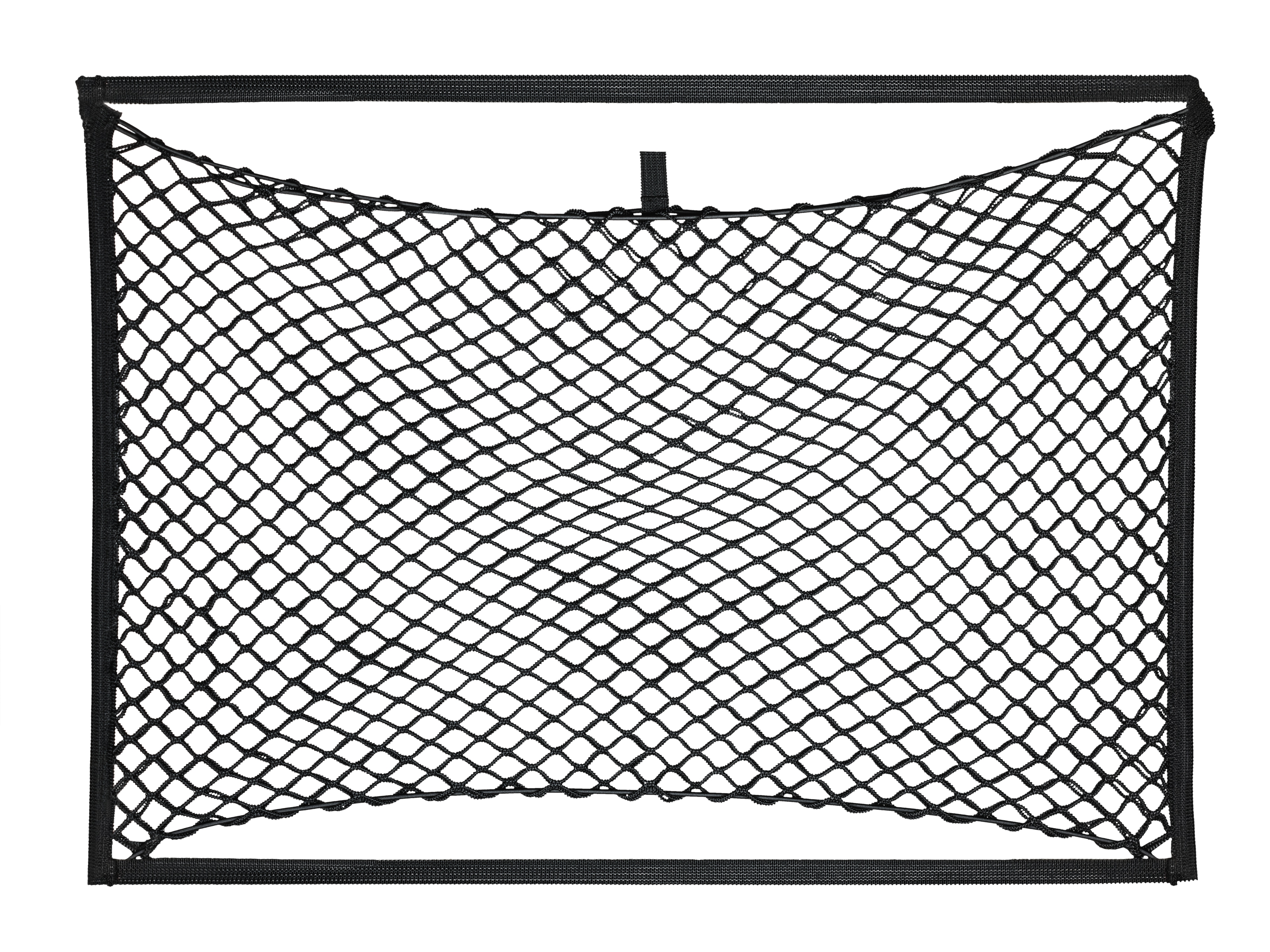 Luggage net, Boot floor - black, Polyester