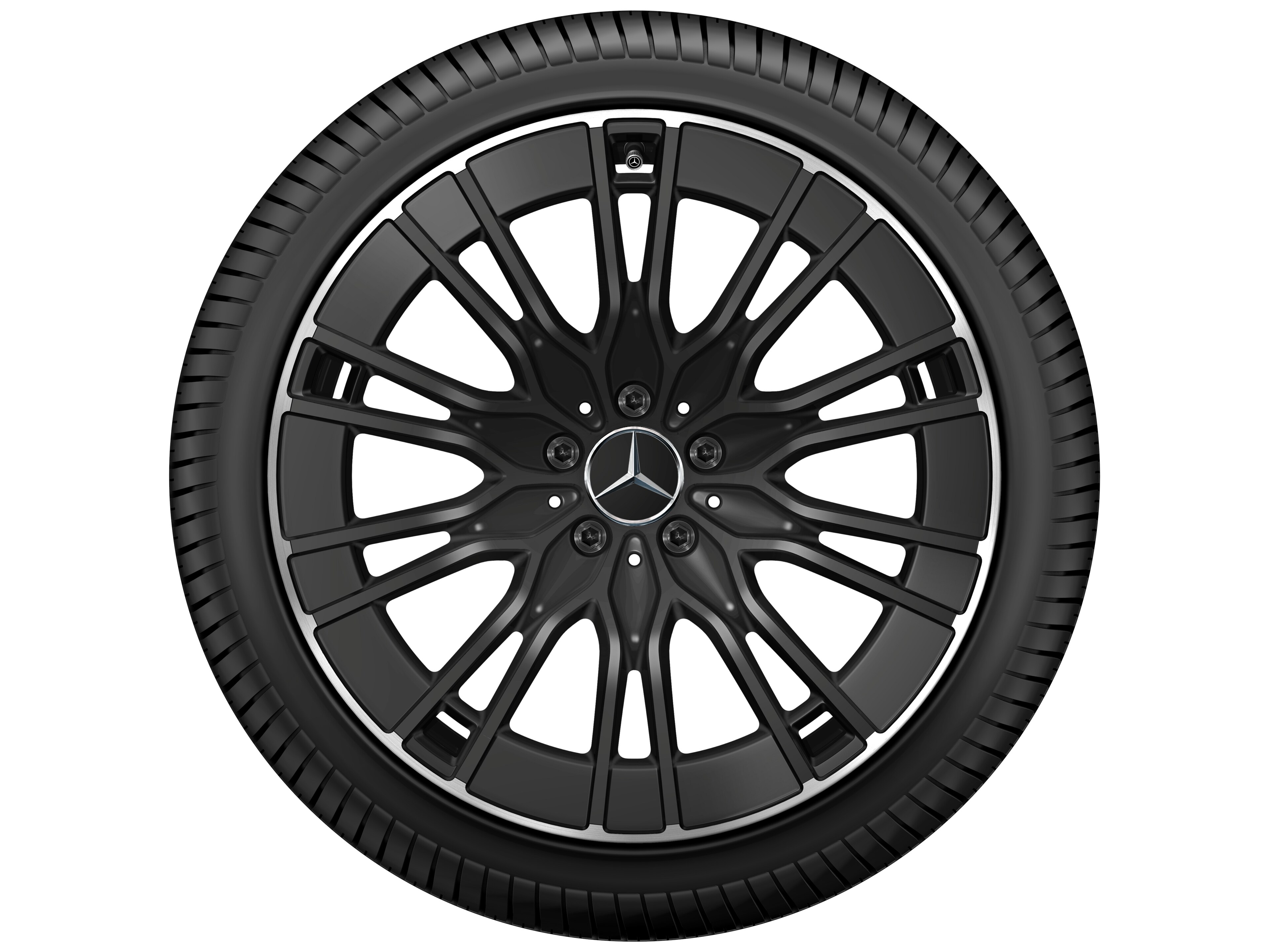 10-twin-spoke wheel, Aero, 50.8 cm (20-inch), High-sheen rim flange - 8,5 J x 20 ET 35,5, black, high-sheen