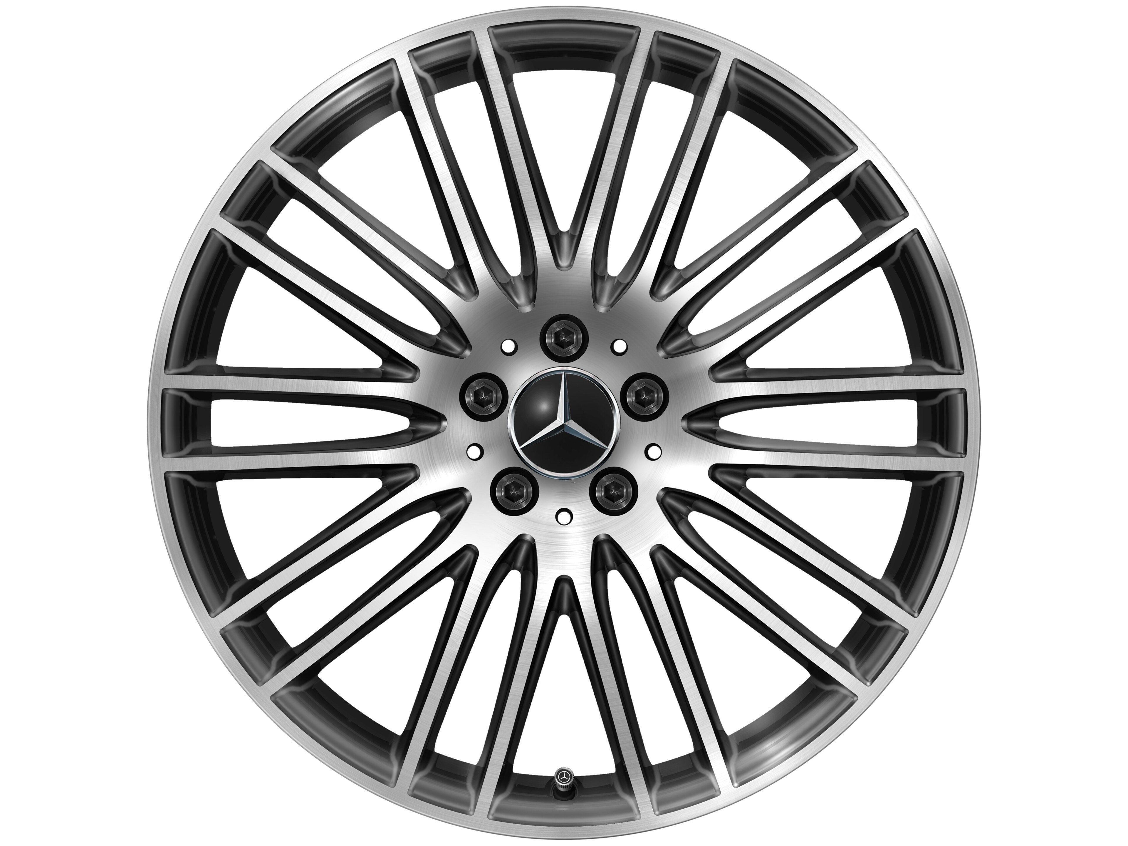 Multi-spoke wheel, 50.8 cm (20-inch), High-sheen finish - 8,5 J x 20 ET 34,5, black, high-sheen