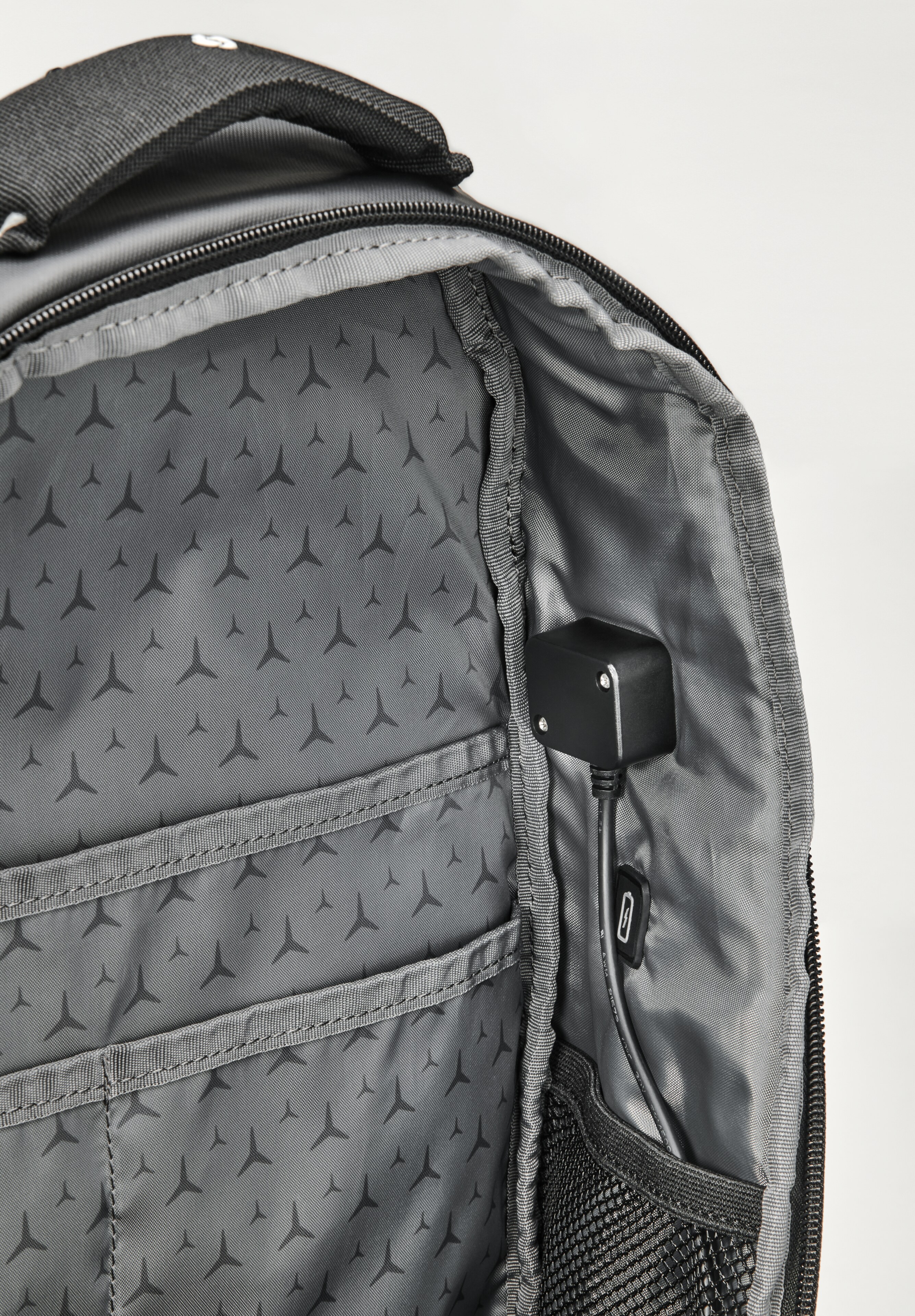 Rucksack - black, Polyamide (recycled) / Polyester, Samsonite