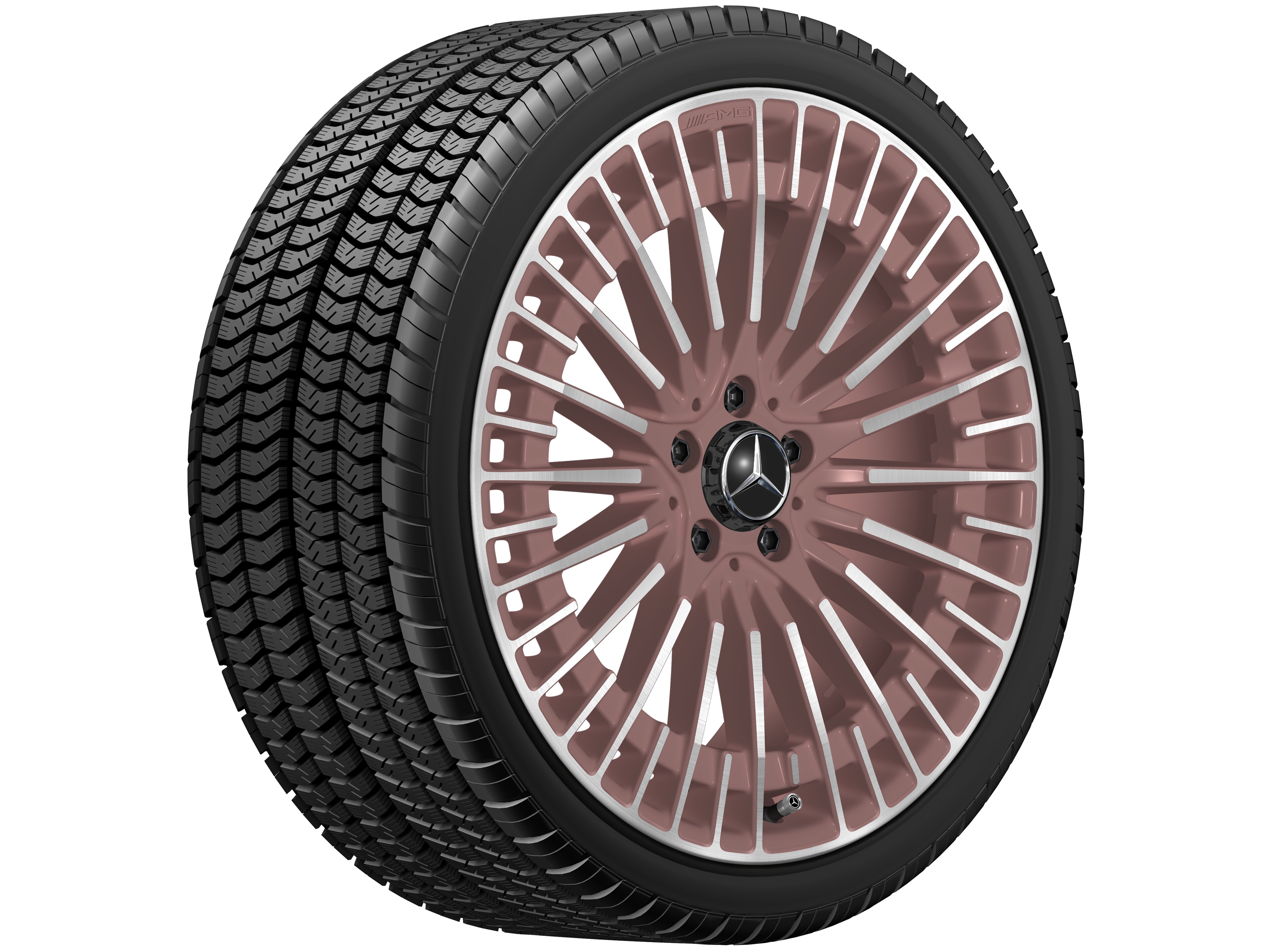 AMG multi-spoke wheel, 50.8 cm (20-inch) - 8,5 J x 20 ET 50,5, copper-coloured