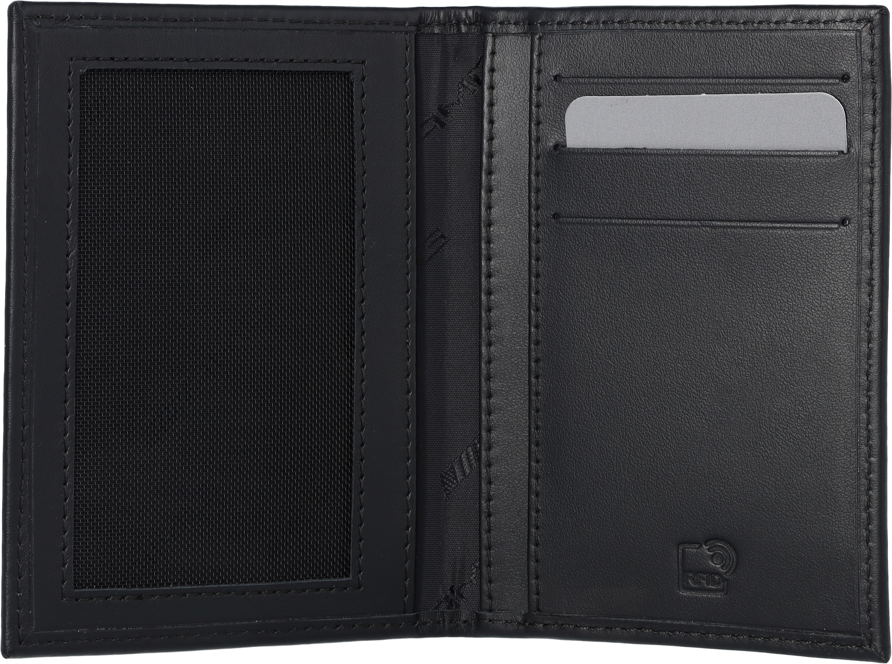 AMG vehicle registration wallet - black, Leather