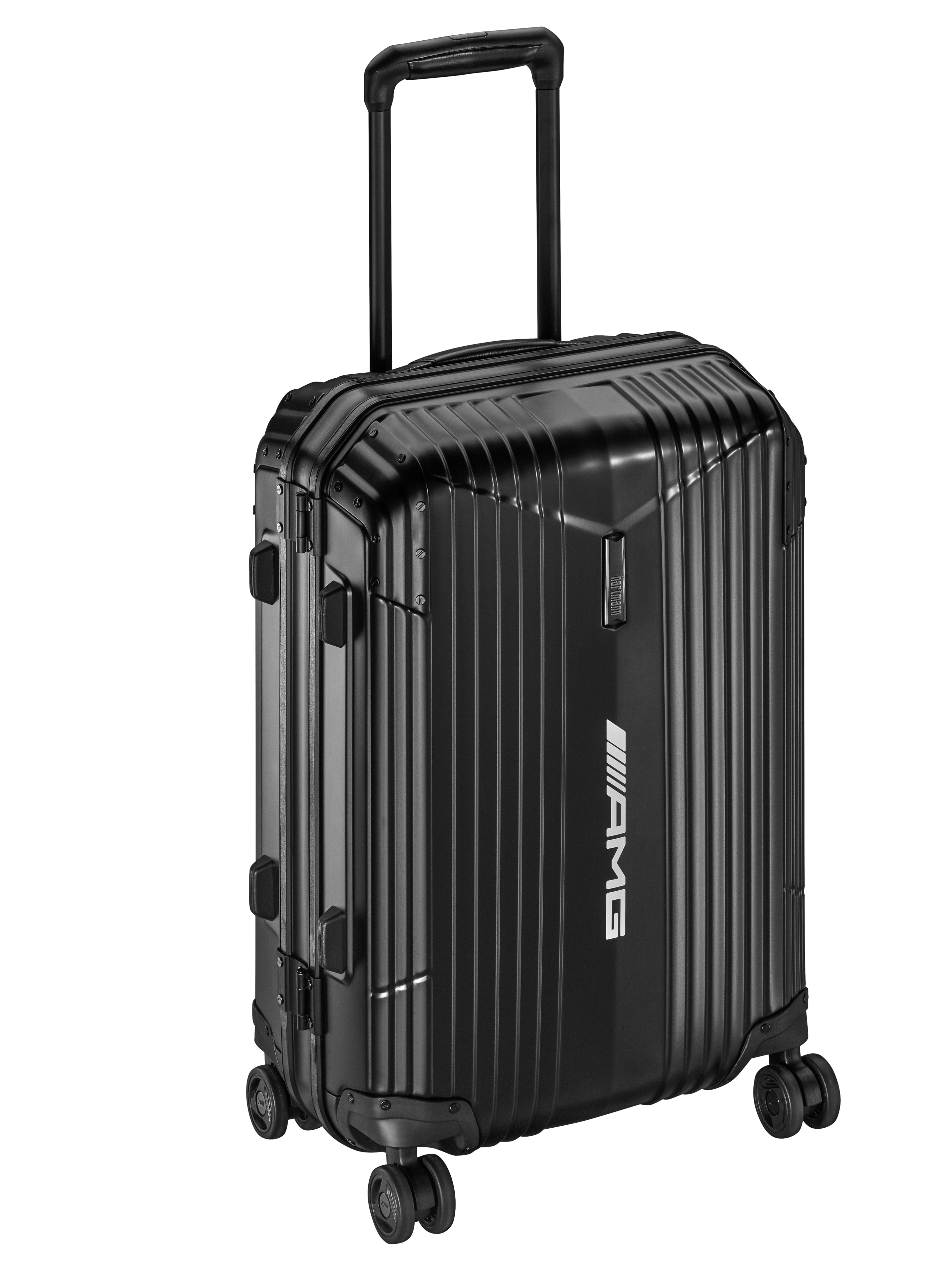 AMG suitcase, 7R Master, 55 cm - black, Aluminium, Hartmann, 37.5 l