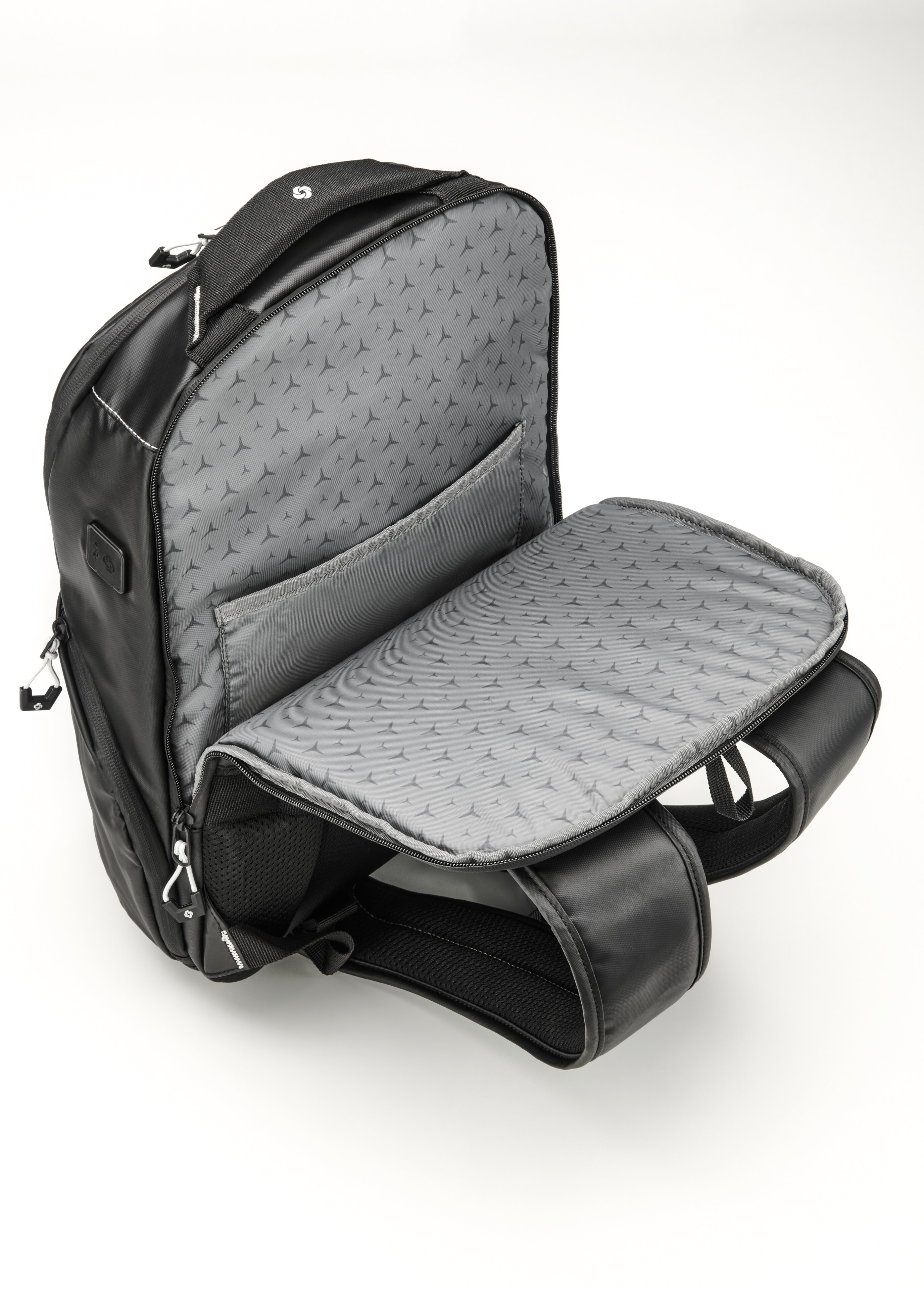 Rucksack - black, Polyamide (recycled) / Polyester, Samsonite