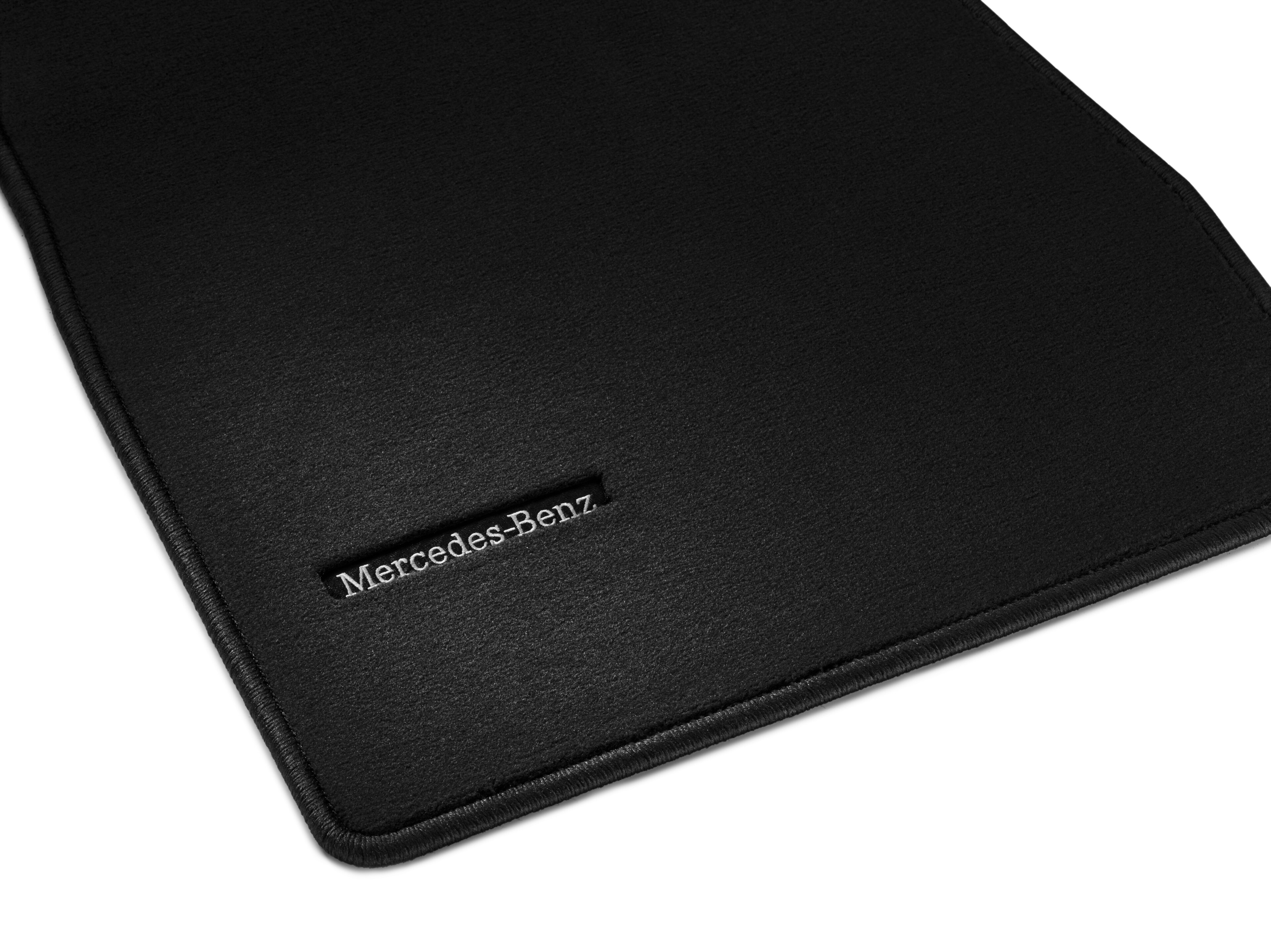 Velour floor mats CLASSIC, Set, Set of 4 - LHD, black
