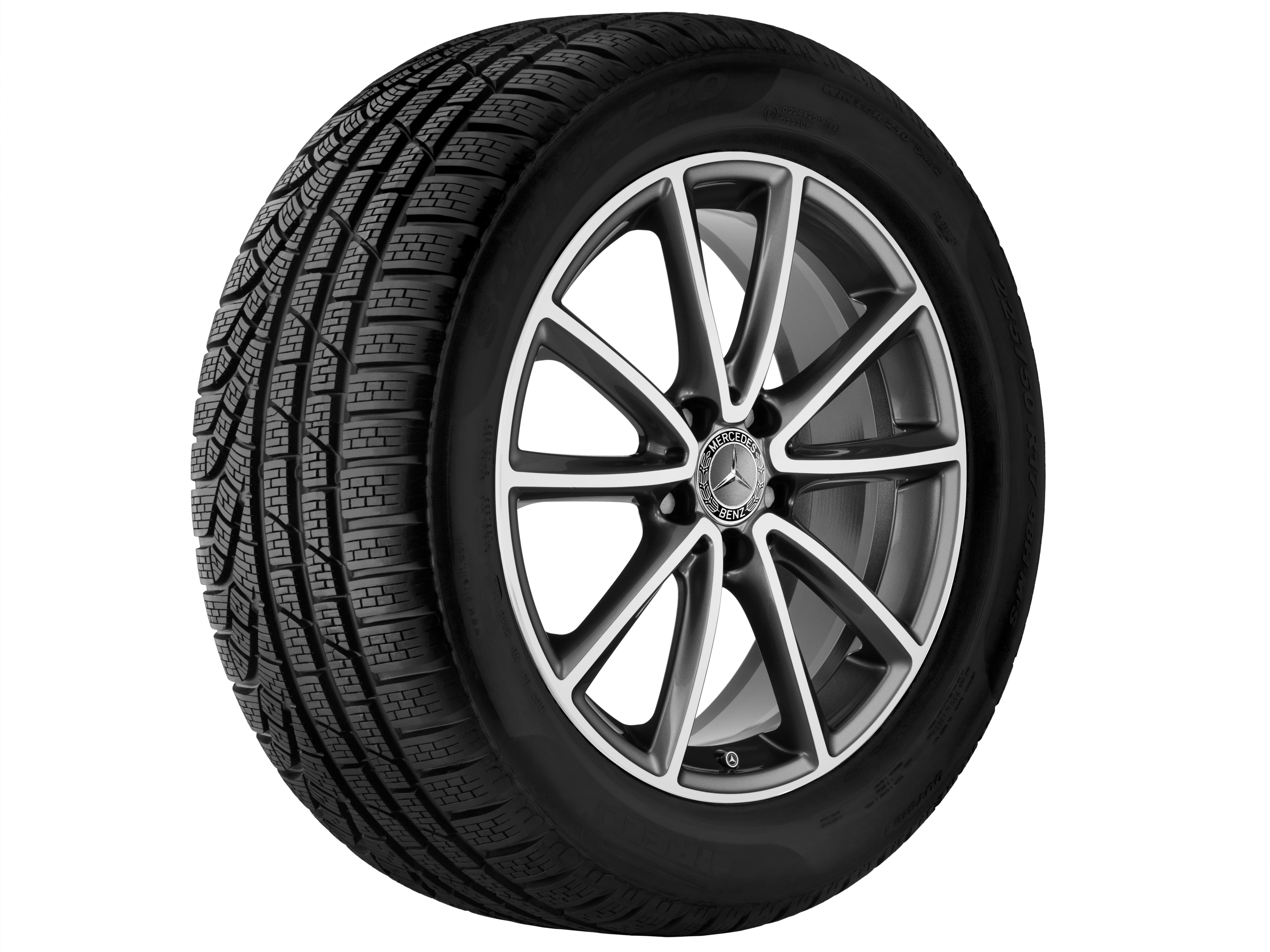 5-twin-spoke wheel, 45.7 cm (18-inch), High-sheen finish - 7,5 J x 18 ET 42, tremolite metallic, high-sheen