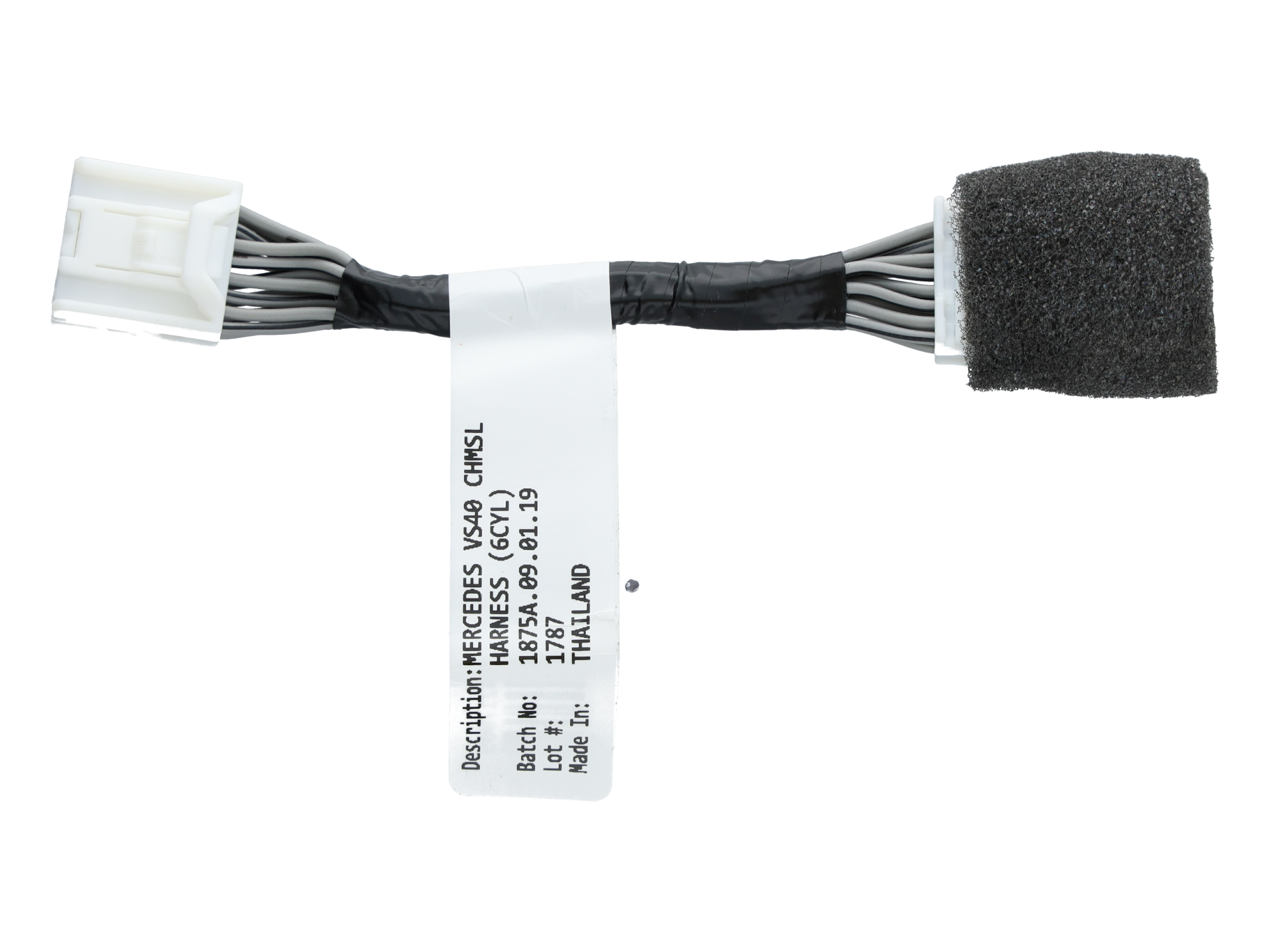 Adapter cable, for third brake light, V6 cylinder - black