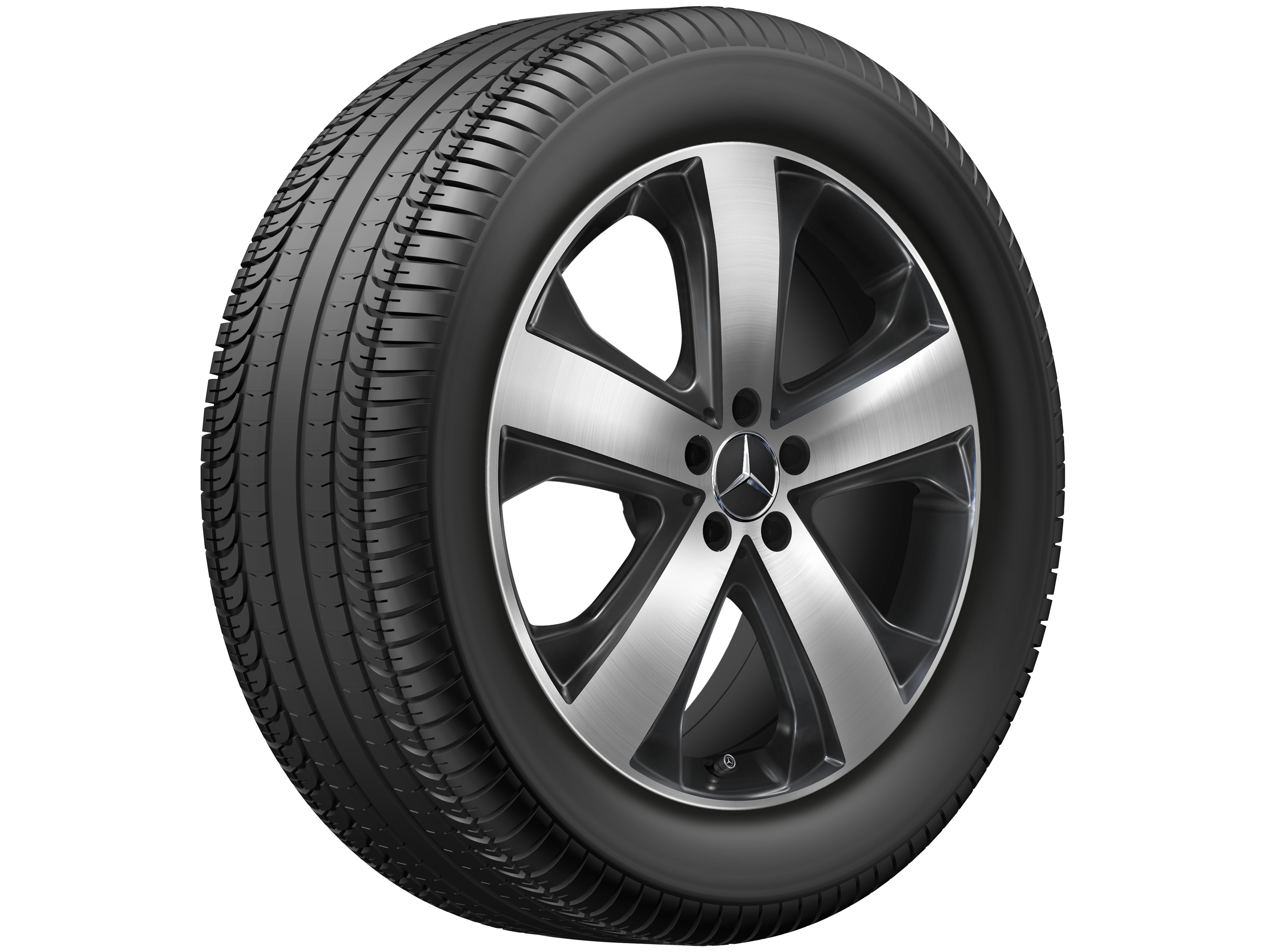 5-spoke wheel, 50.8 cm (20-inch), High-sheen finish - 8,5 J x 20 ET 35,5, black, high-sheen